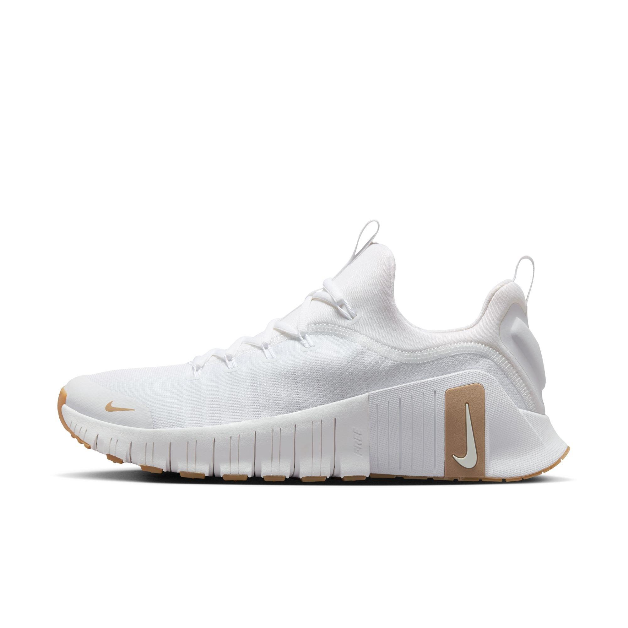 Nike Free Metcon 6 "White/Hemp/Gum Light Brown" Men's Workout Shoe - WHITE/TAN Thumbnail View 3