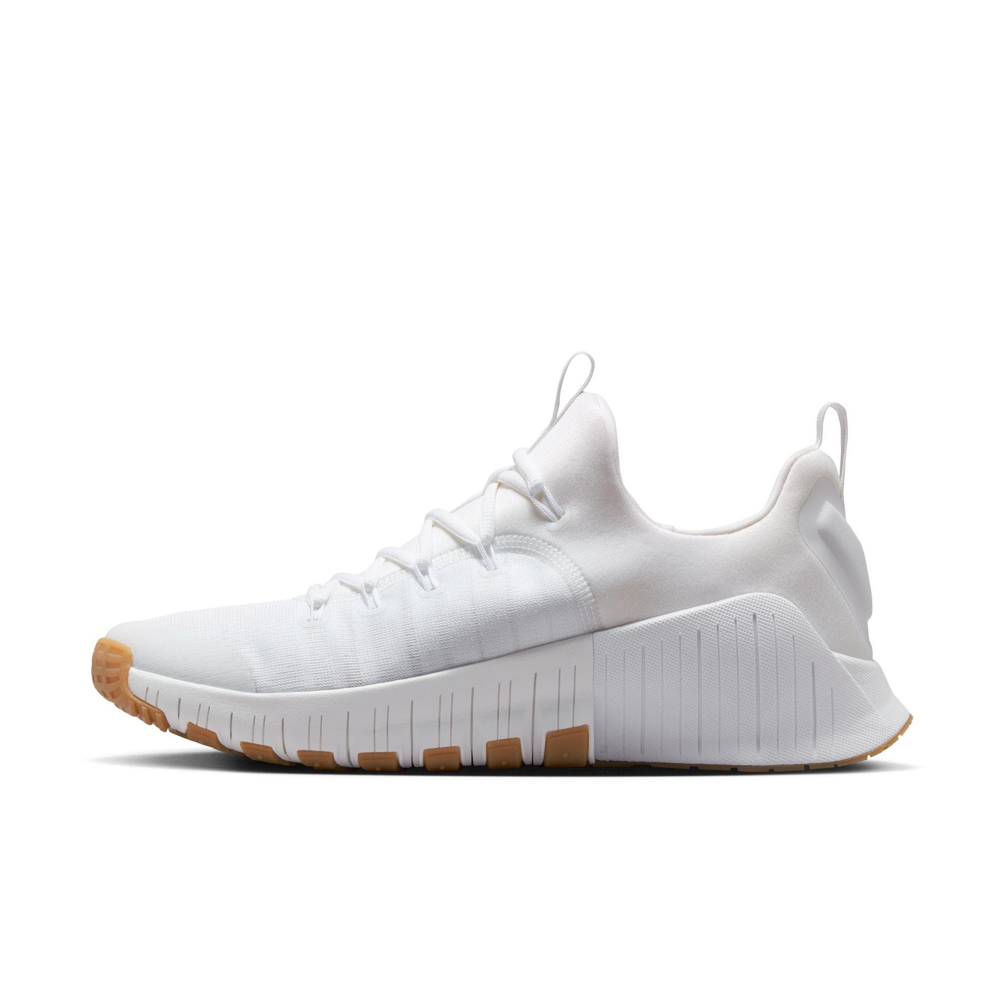 Nike Free Metcon 6 "White/Hemp/Gum Light Brown" Men's Workout Shoe - WHITE/TAN Thumbnail View 4