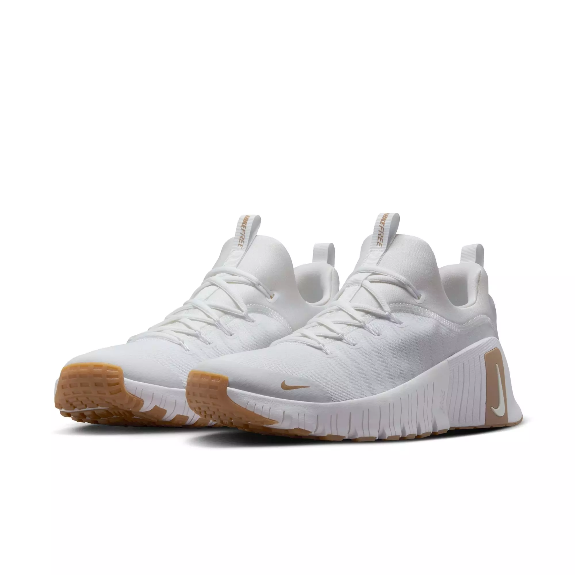 Nike Free Metcon 6 "White/Hemp/Gum Light Brown" Men's Workout Shoe - WHITE/TAN