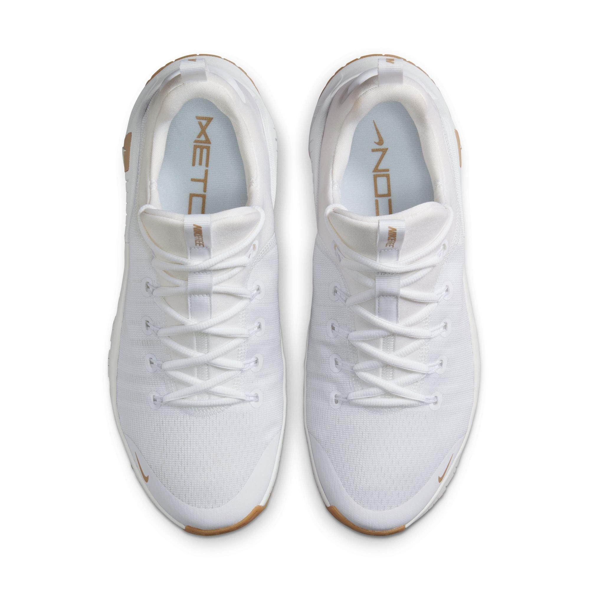 Nike Free Metcon 6 "White/Hemp/Gum Light Brown" Men's Workout Shoe - WHITE/TAN Thumbnail View 6