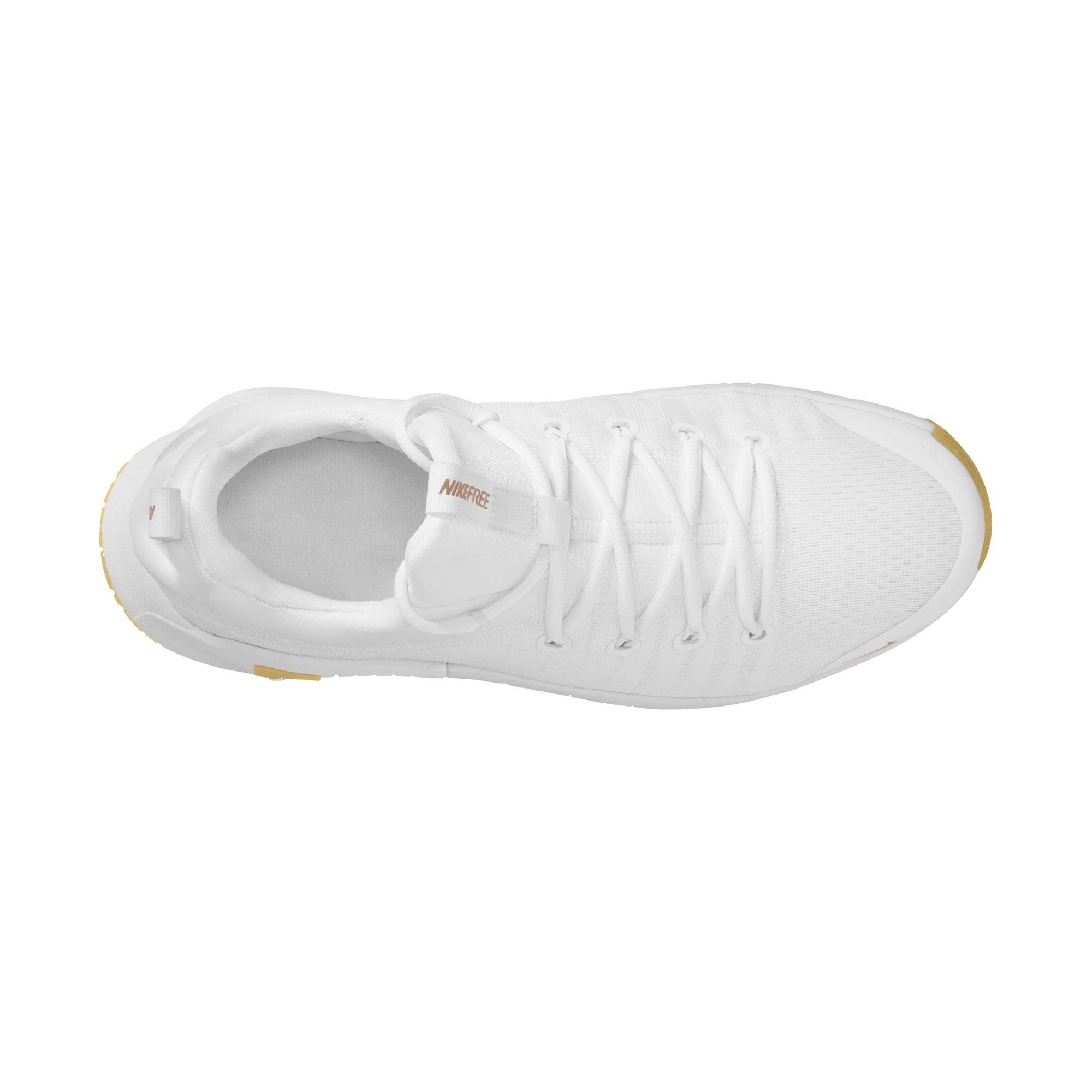 Nike Free Metcon 6 "White/Hemp/Gum Light Brown" Men's Workout Shoe - WHITE/TAN Thumbnail View 8