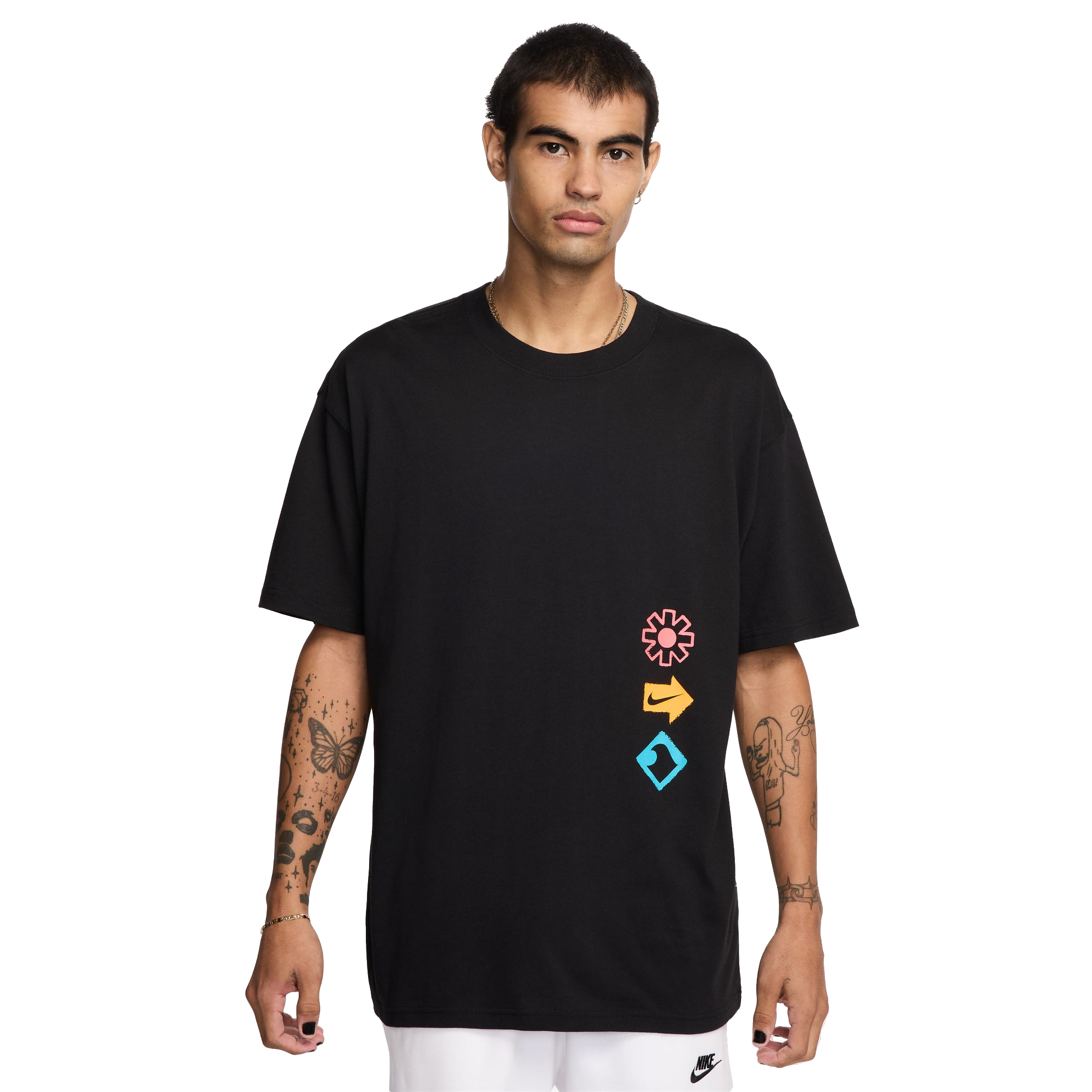 Nike Men's Sportswear Max90 Tee-Black - BLACK Thumbnail View 1