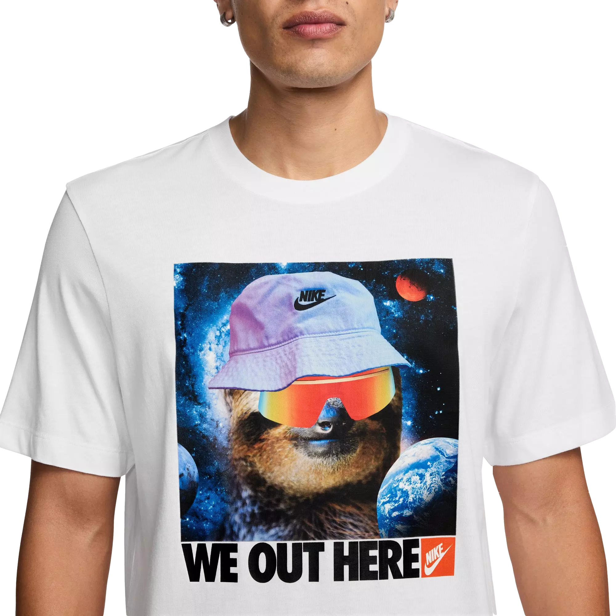 Nike Men's Sportswear Tee-White - WHITE