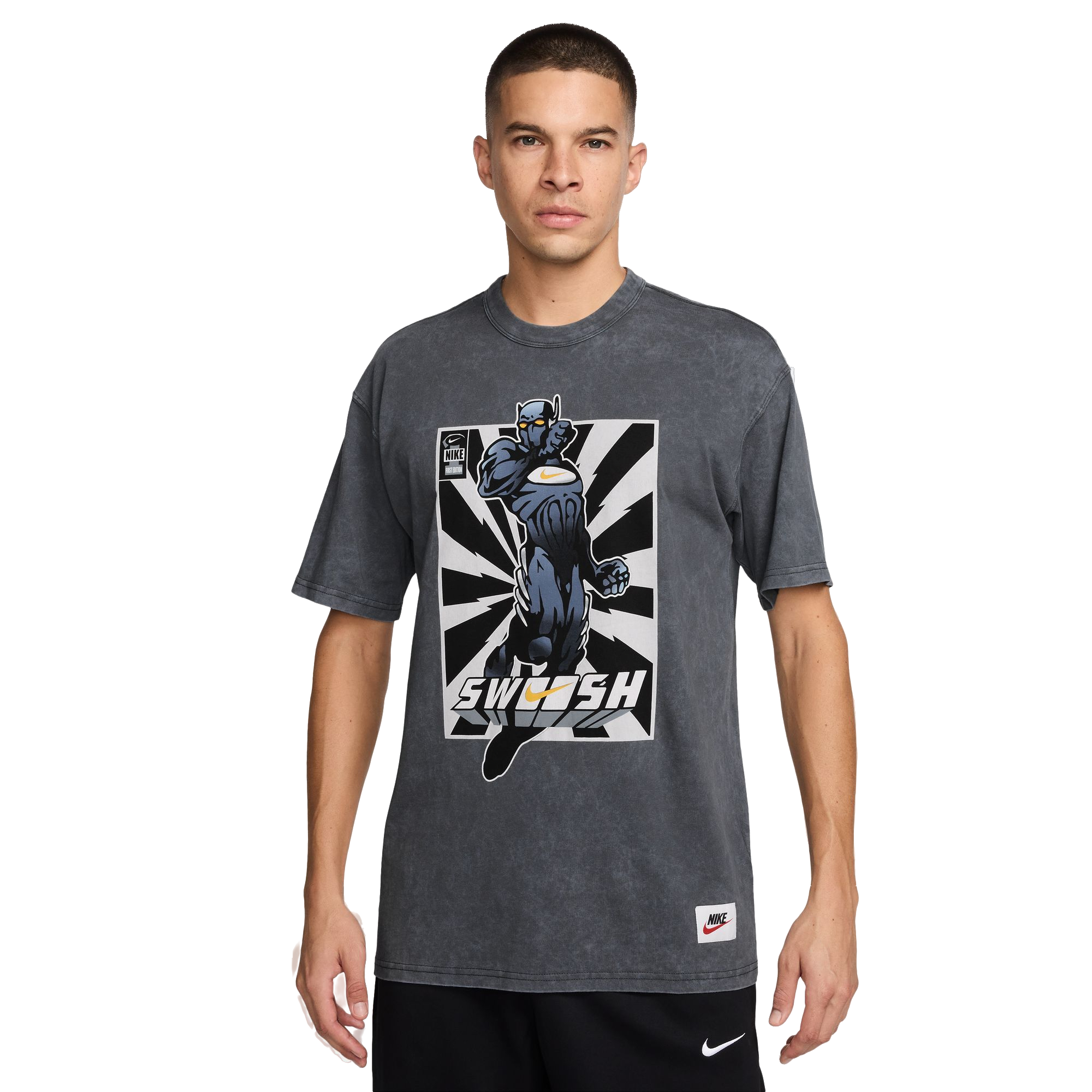 Nike Men's Max90 Fitness Tee - ANTHRACITE