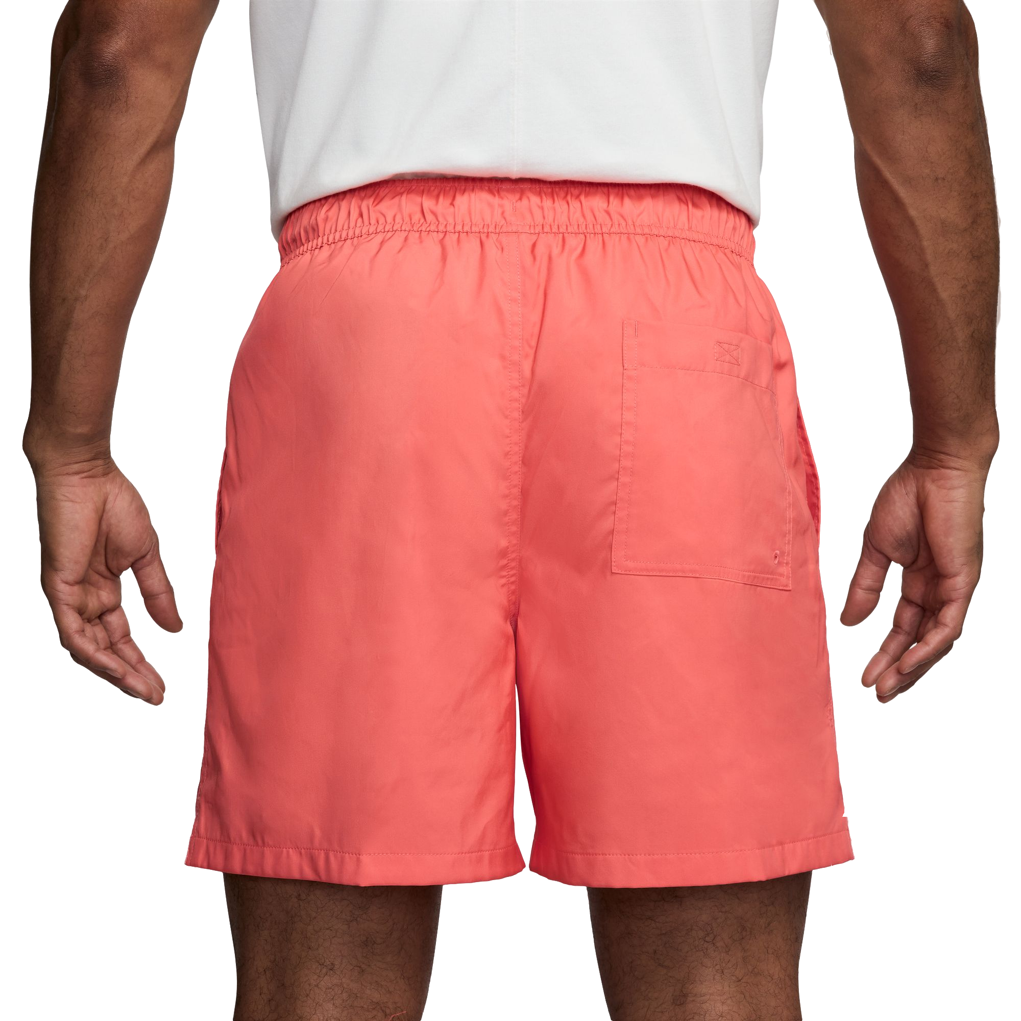 Nike Men's Club Woven Flow Shorts-Coral - CORAL Thumbnail View 2