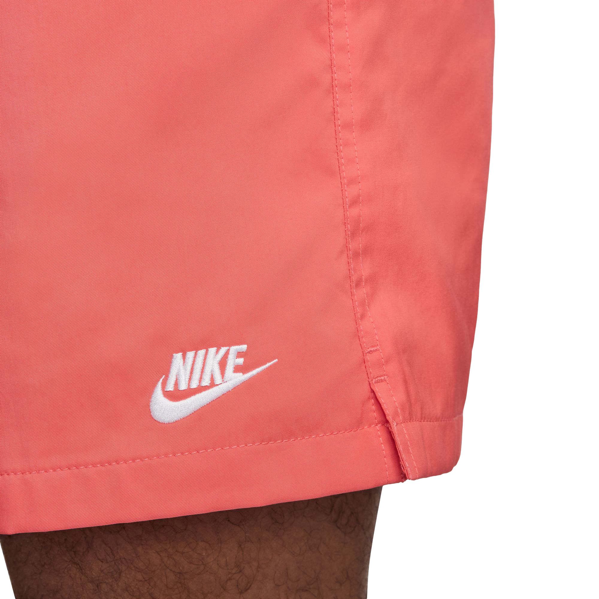 Nike Men's Club Woven Flow Shorts-Coral - CORAL Thumbnail View 4