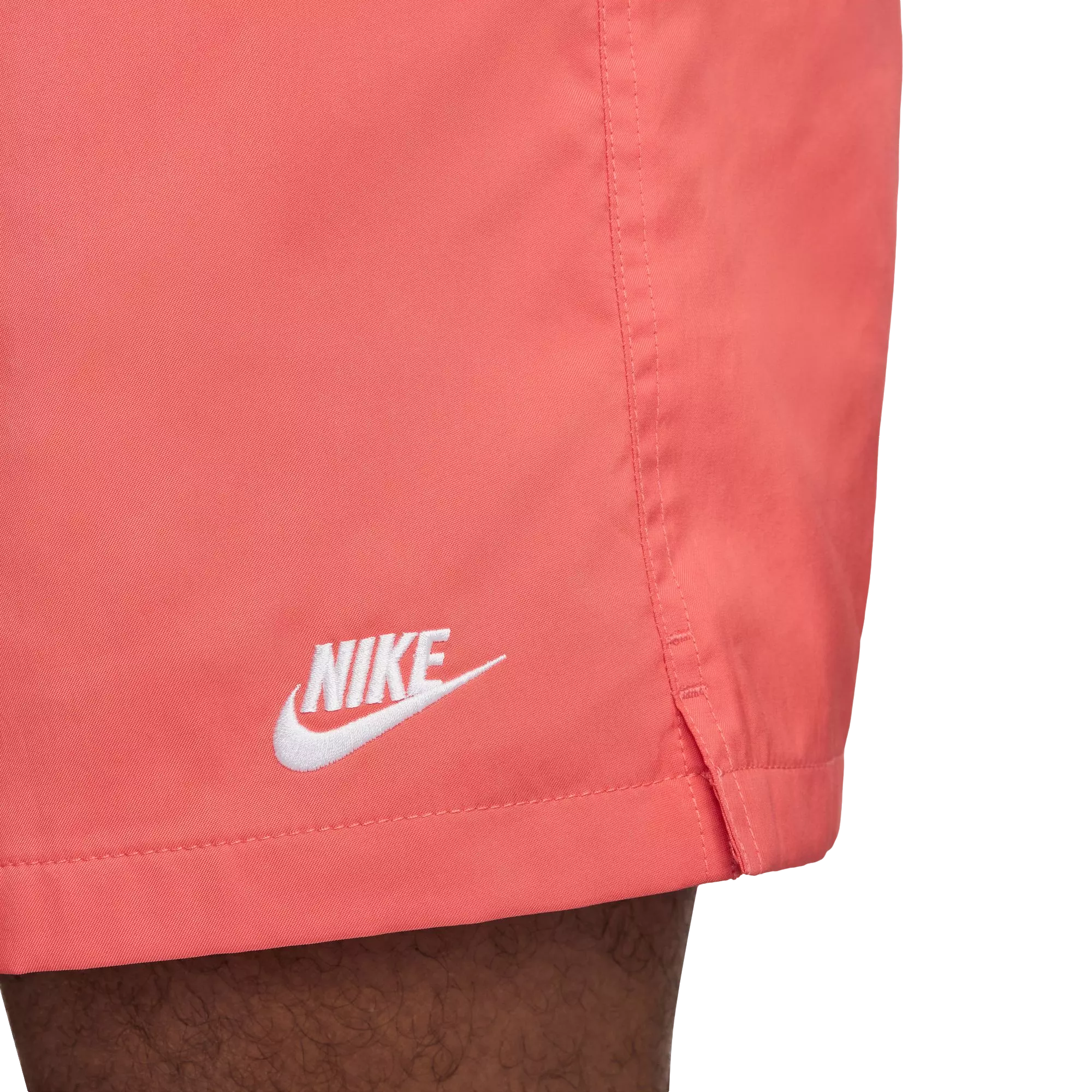 Nike Men's Club Woven Flow Shorts-Coral - CORAL