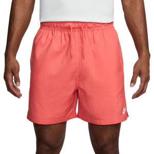 Nike Men's Club Woven Flow Shorts-Coral