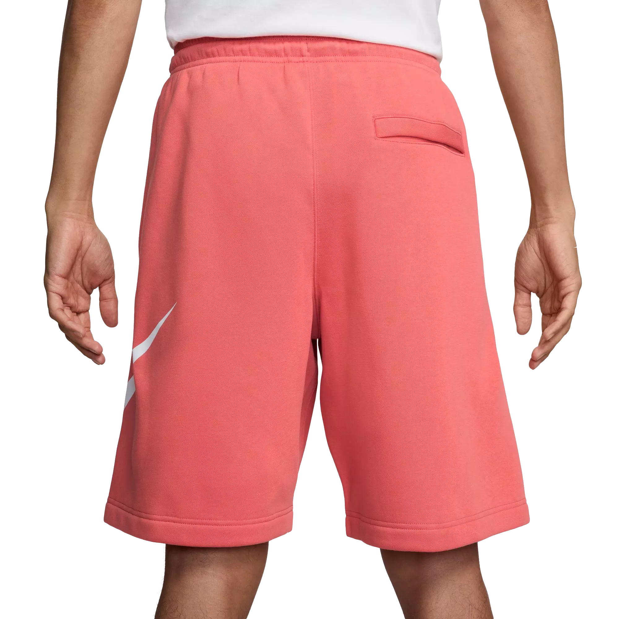 Nike Men's Club Brushed Fleece Shorts - CORAL