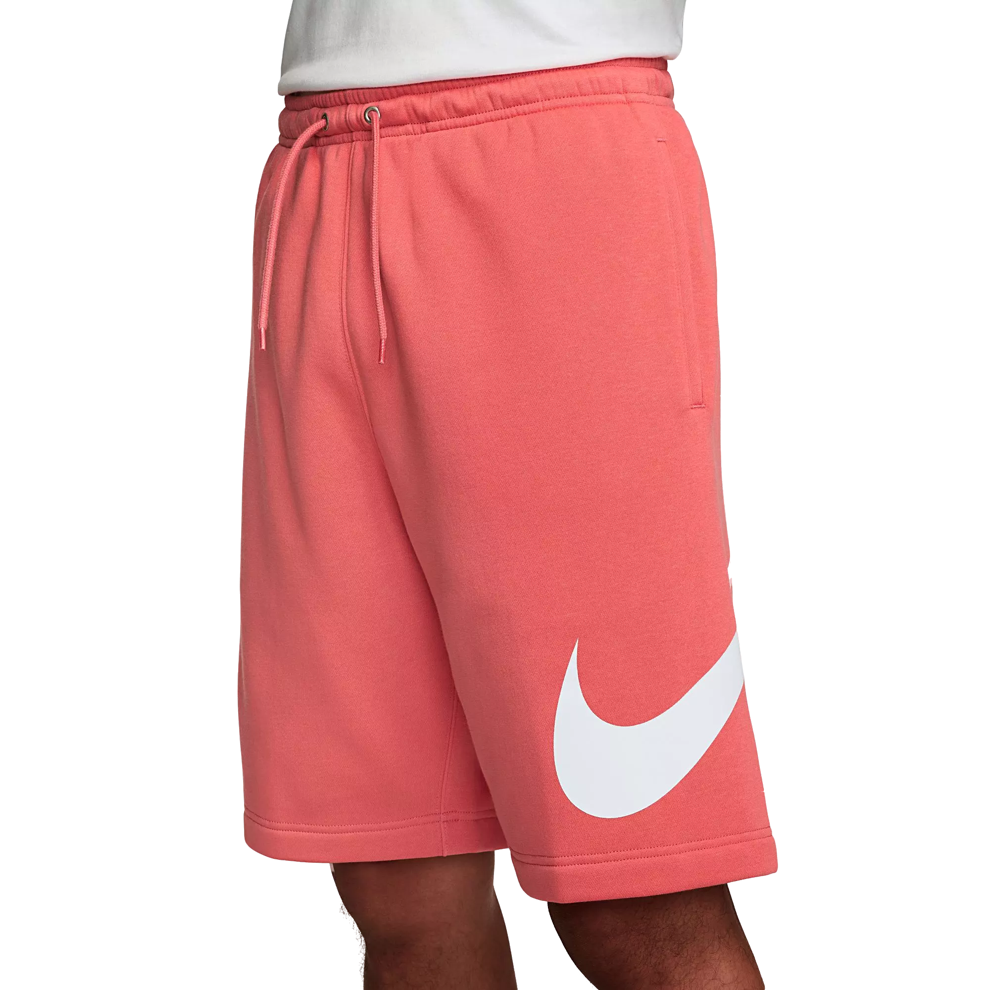 Nike Men's Club Brushed Fleece Shorts - CORAL