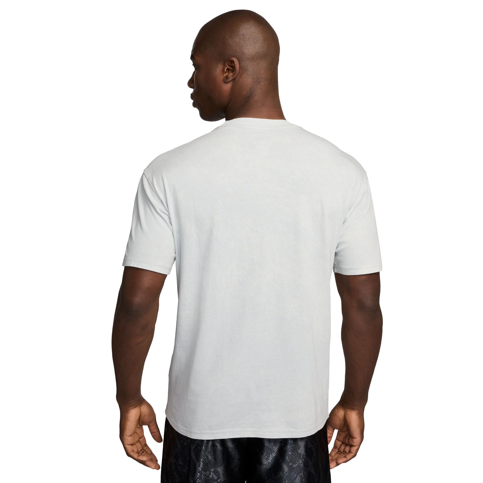 Nike Men's Max90 Basketball Tee - GREY Thumbnail View 2