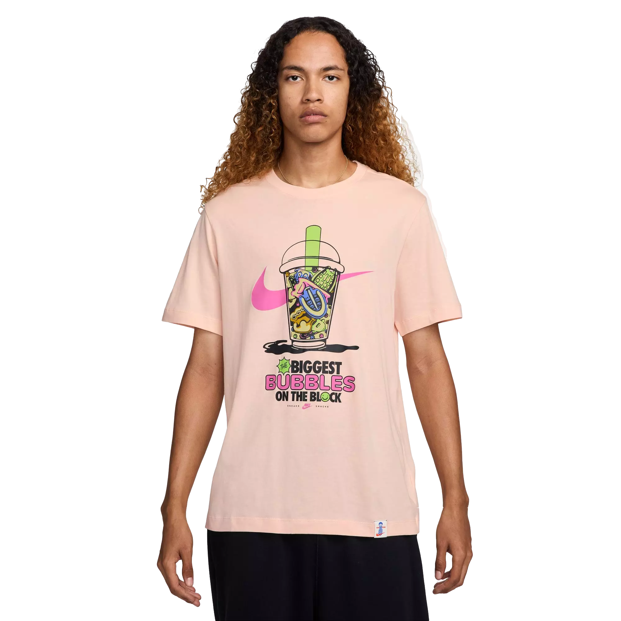 Nike Men's Sportswear Tee-Coral - CORAL