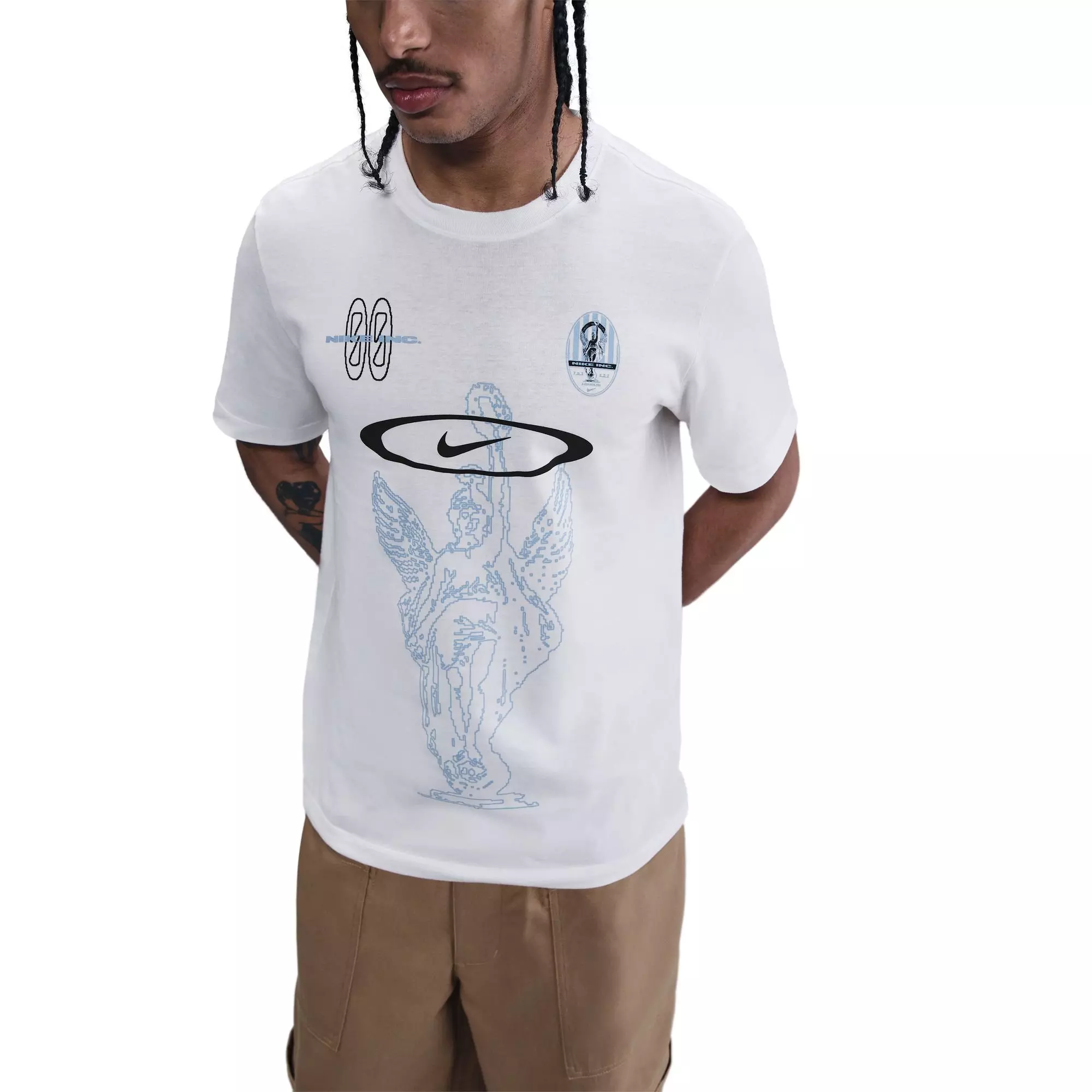 Nike Men's Sportswear Victory Graphic Tee - WHITE/BLACK