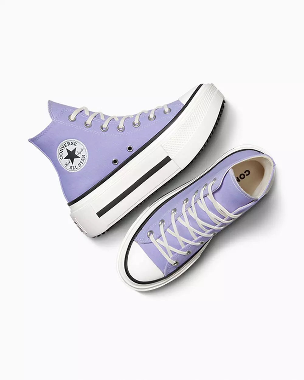 Converse Chuck Taylor All Star Hi Double Stack "Violet" Unisex Shoe - VIOLET