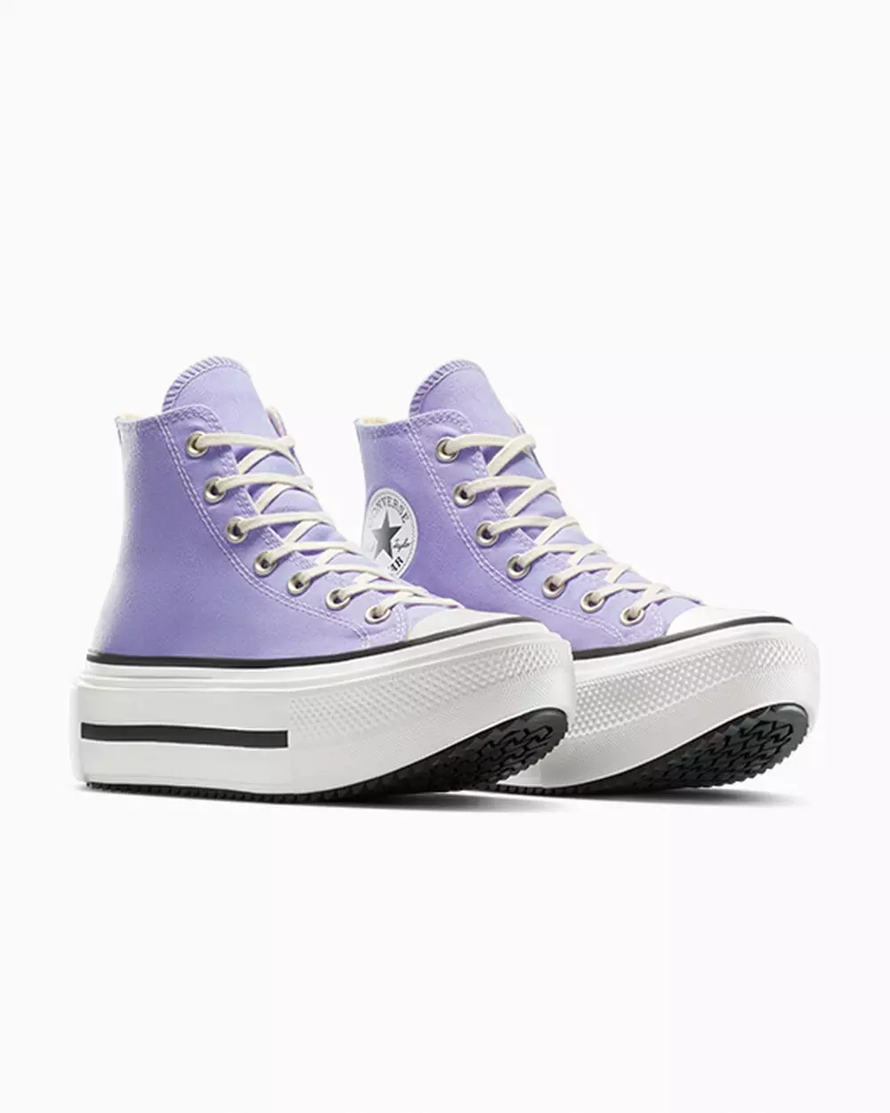 Converse Chuck Taylor All Star Hi Double Stack "Violet" Unisex Shoe - VIOLET