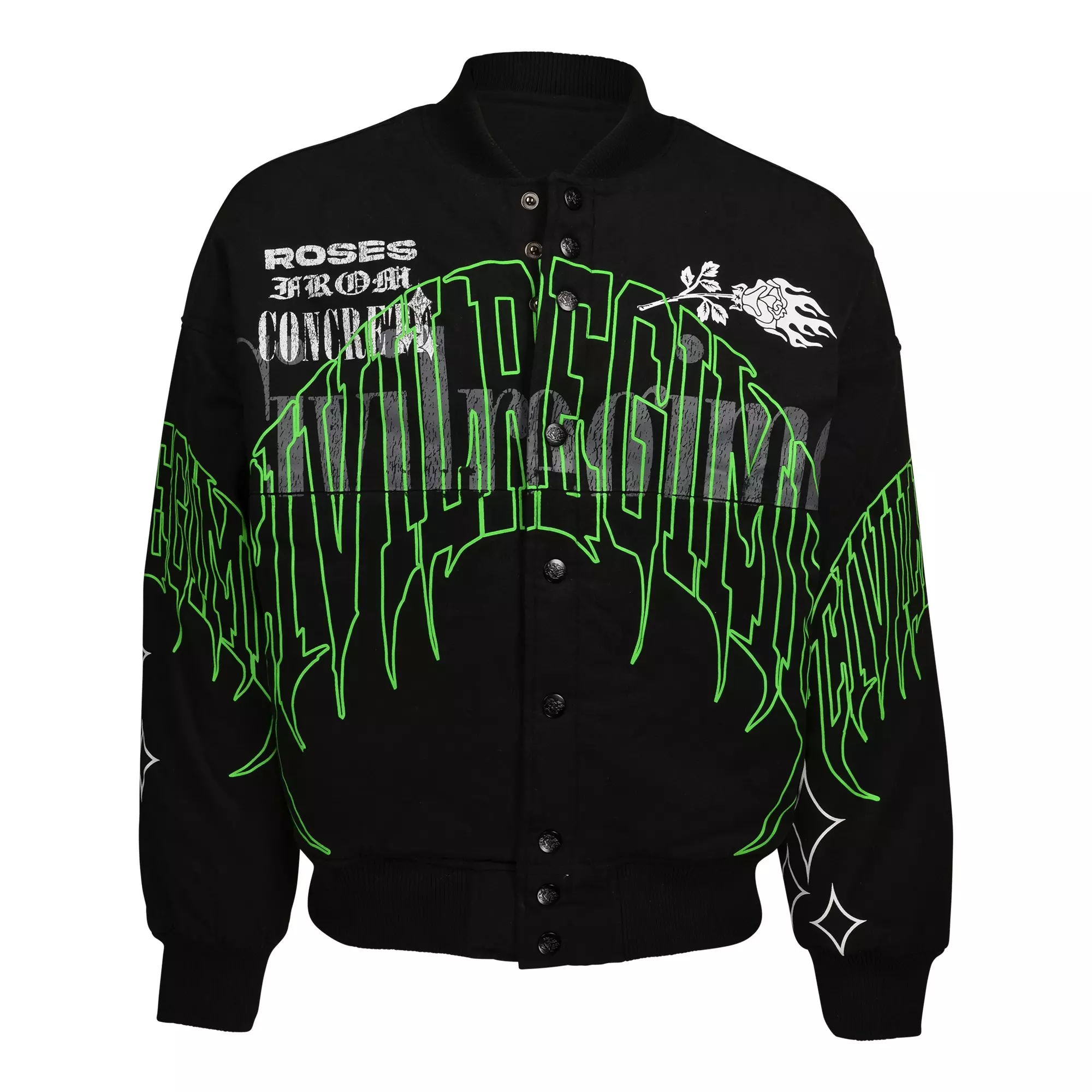 Civil Regime Men's Heavy Chaos Racing Jacket - BLACK