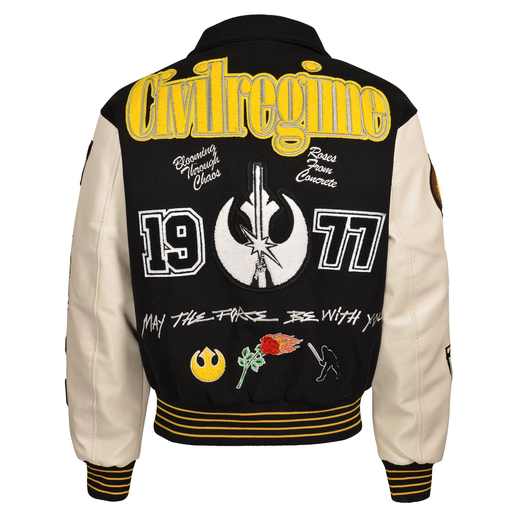 Civil Regime x Star Wars Rebellion Letterman Men's Jacket