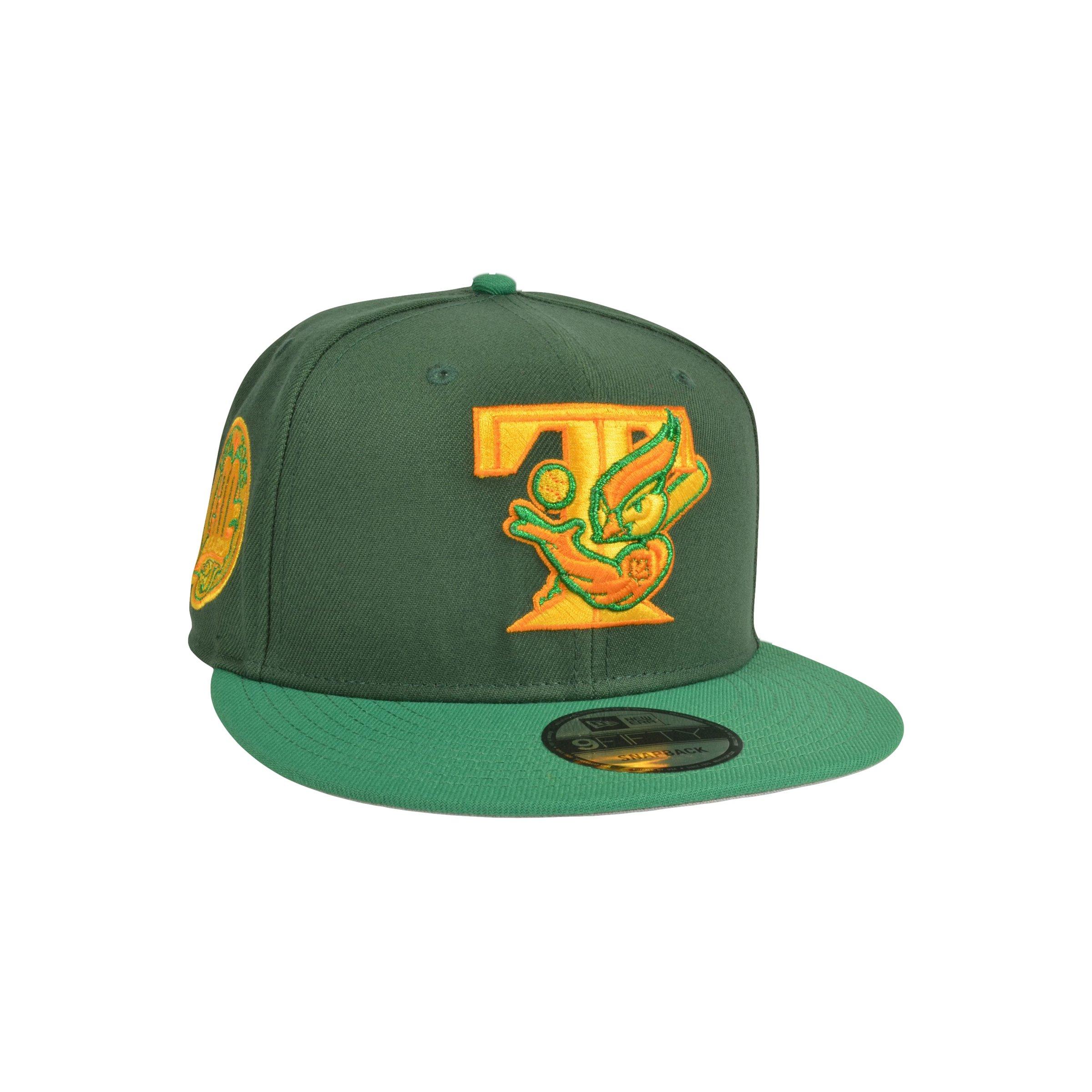 Men's New Era Toronto Blue Jays 9FIFTY 2 Greens Snapback Hat-Green