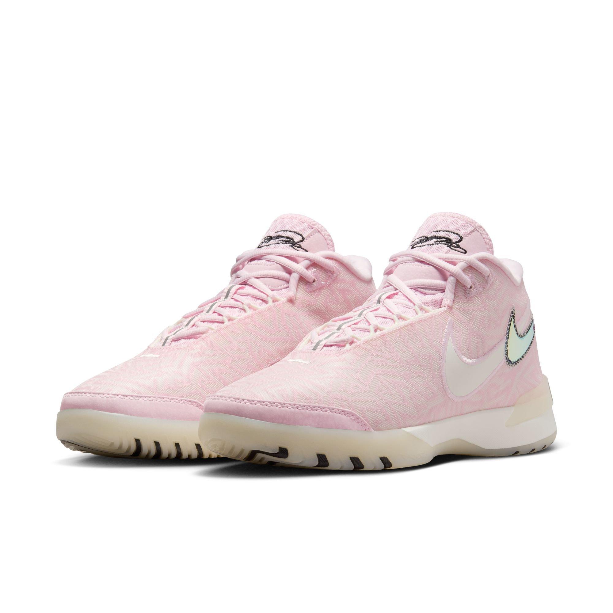 Nike LeBron NXXT Genisus "Pink Foam/Sail/Black/Pink Wash" Men's Basketball Shoe - PINK Thumbnail View 5