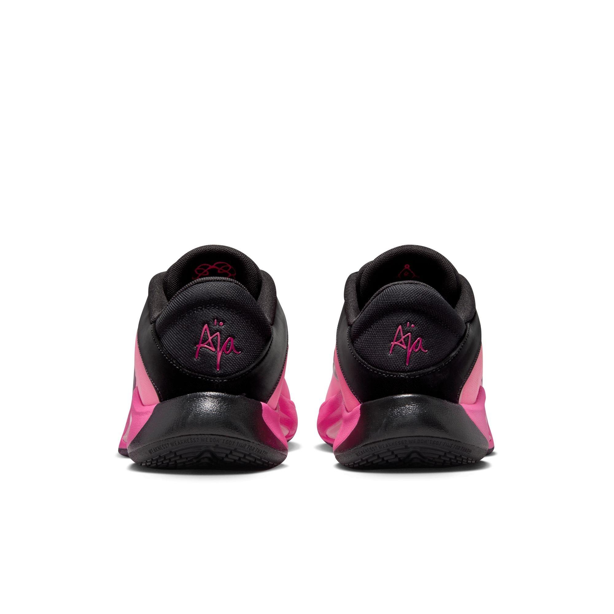 Nike A'One "Leo Lights" Basketball Shoe - BLACK/HYPER PINK/LASER PINK Thumbnail View 9