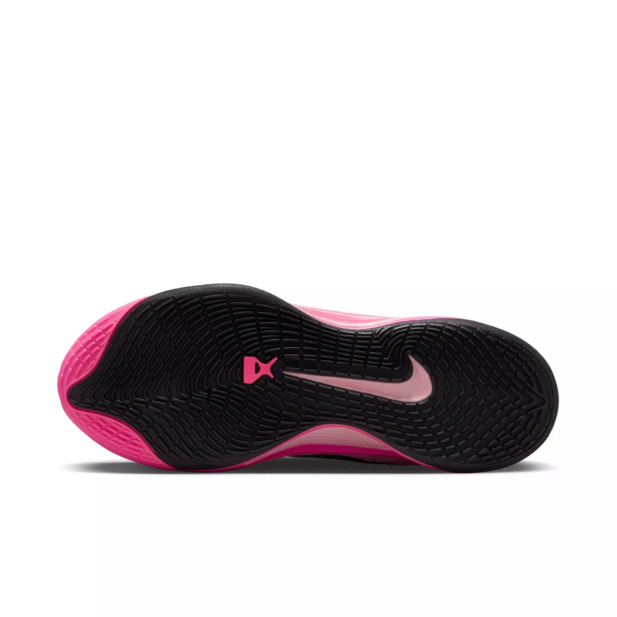 Nike A'One "Leo Lights" Basketball Shoe - BLACK/HYPER PINK/LASER PINK