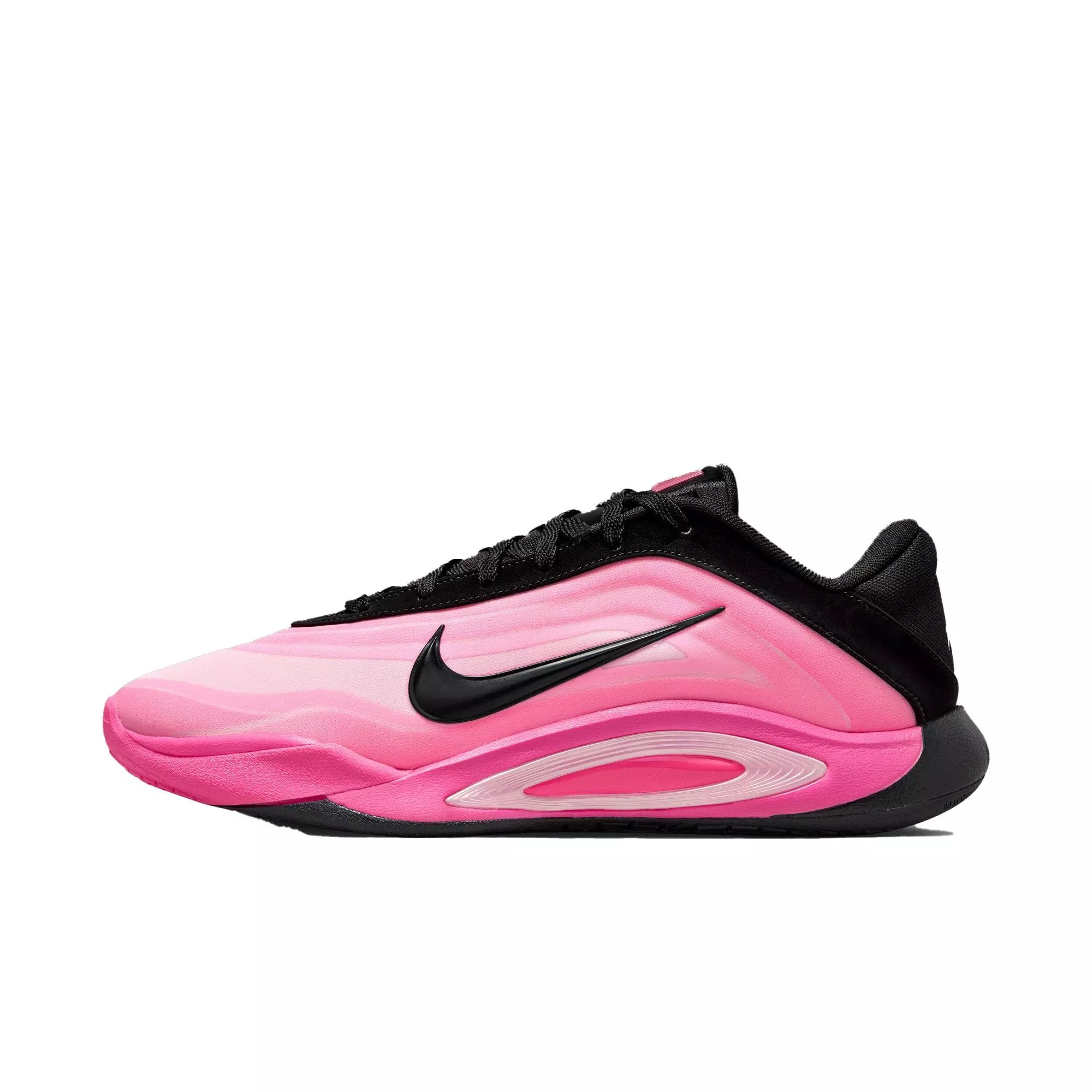 Nike A'One "Leo Lights" Basketball Shoe - BLACK/HYPER PINK/LASER PINK