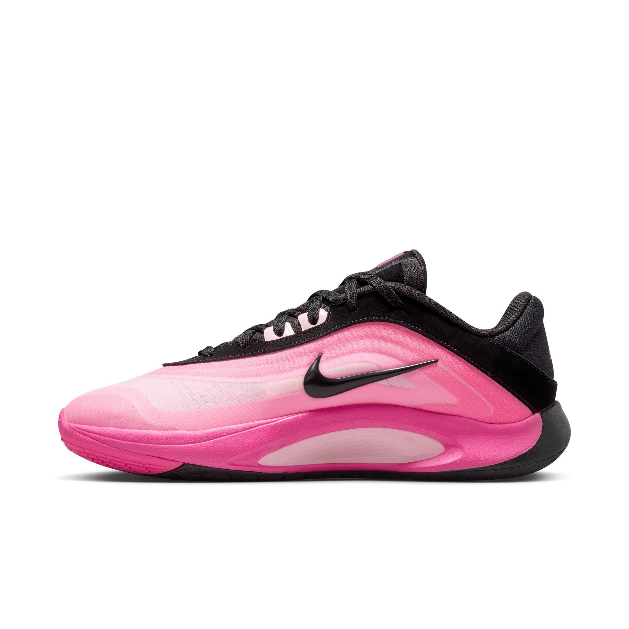 Nike A'One "Leo Lights" Basketball Shoe - BLACK/HYPER PINK/LASER PINK Thumbnail View 8