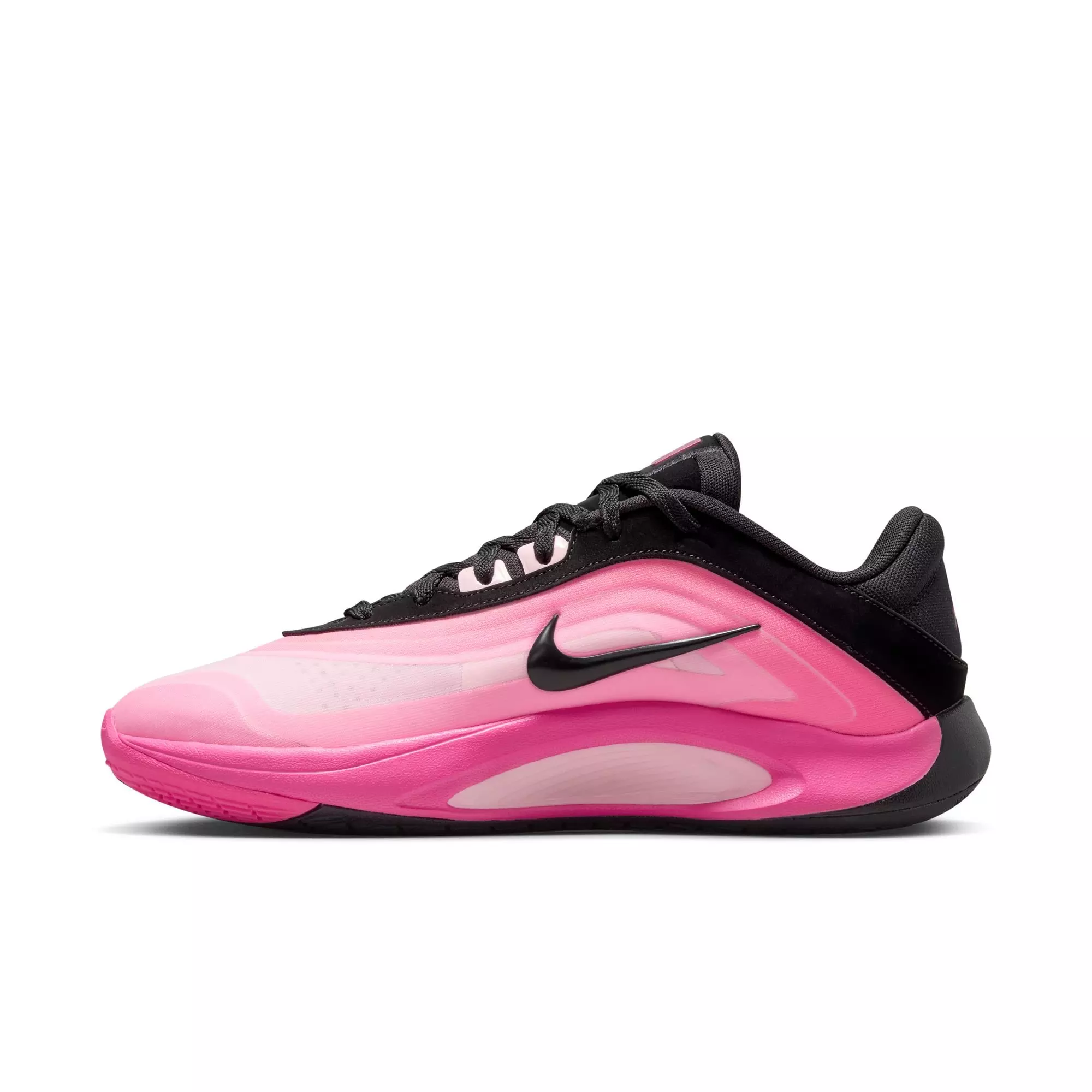 Nike A'One "Leo Lights" Basketball Shoe - BLACK/HYPER PINK/LASER PINK