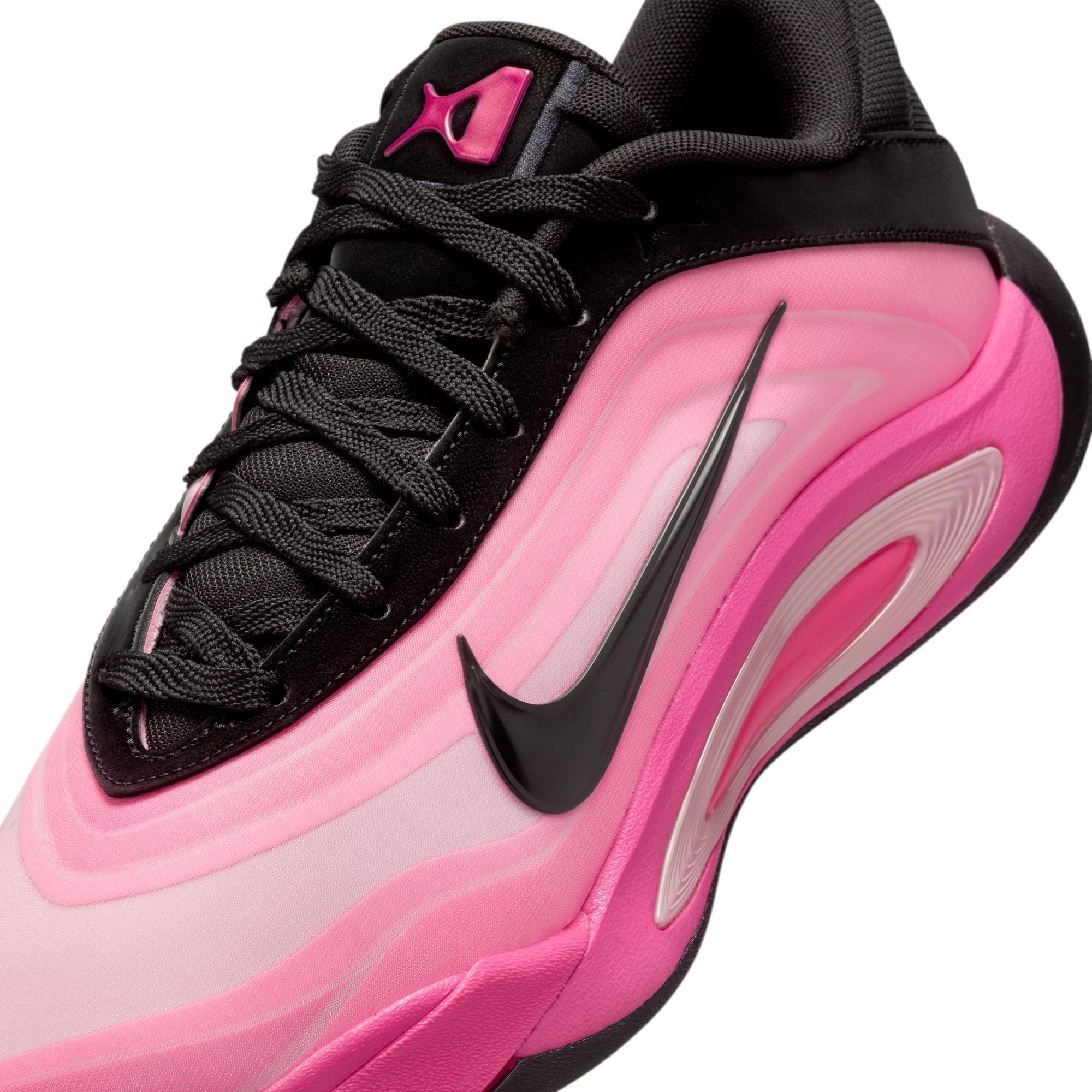 Nike A'One "Leo Lights" Basketball Shoe - BLACK/HYPER PINK/LASER PINK Thumbnail View 4