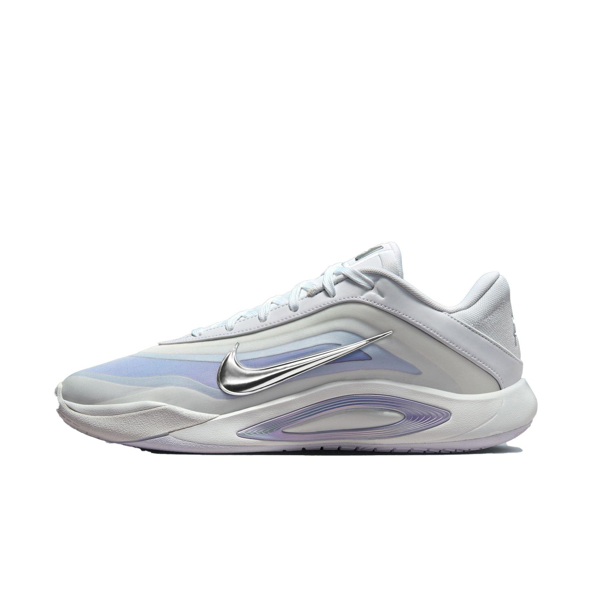 Nike A'One "OG Pearl" Basketball Shoe - WHITE Thumbnail View 7