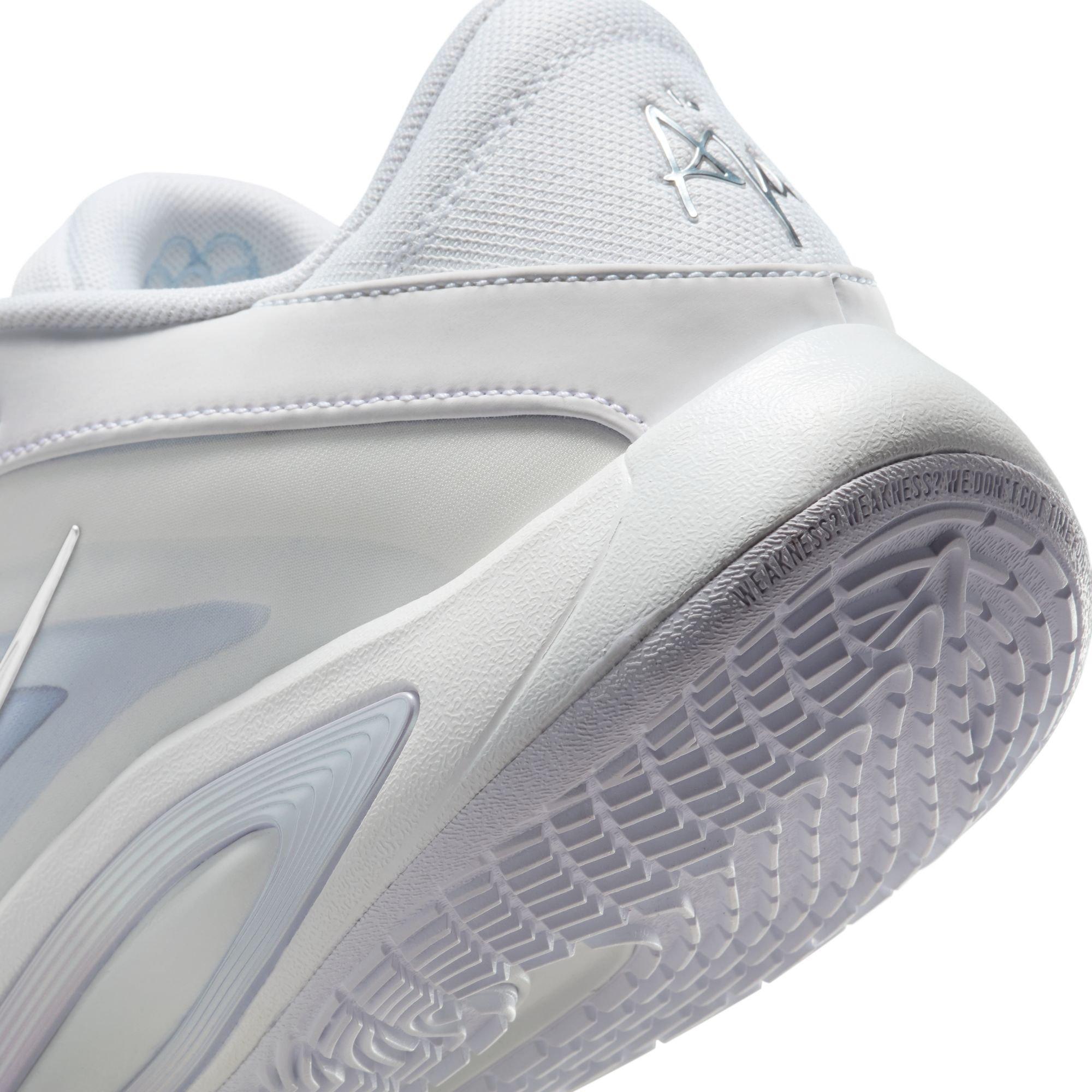Nike A'One "OG Pearl" Basketball Shoe - WHITE Thumbnail View 5