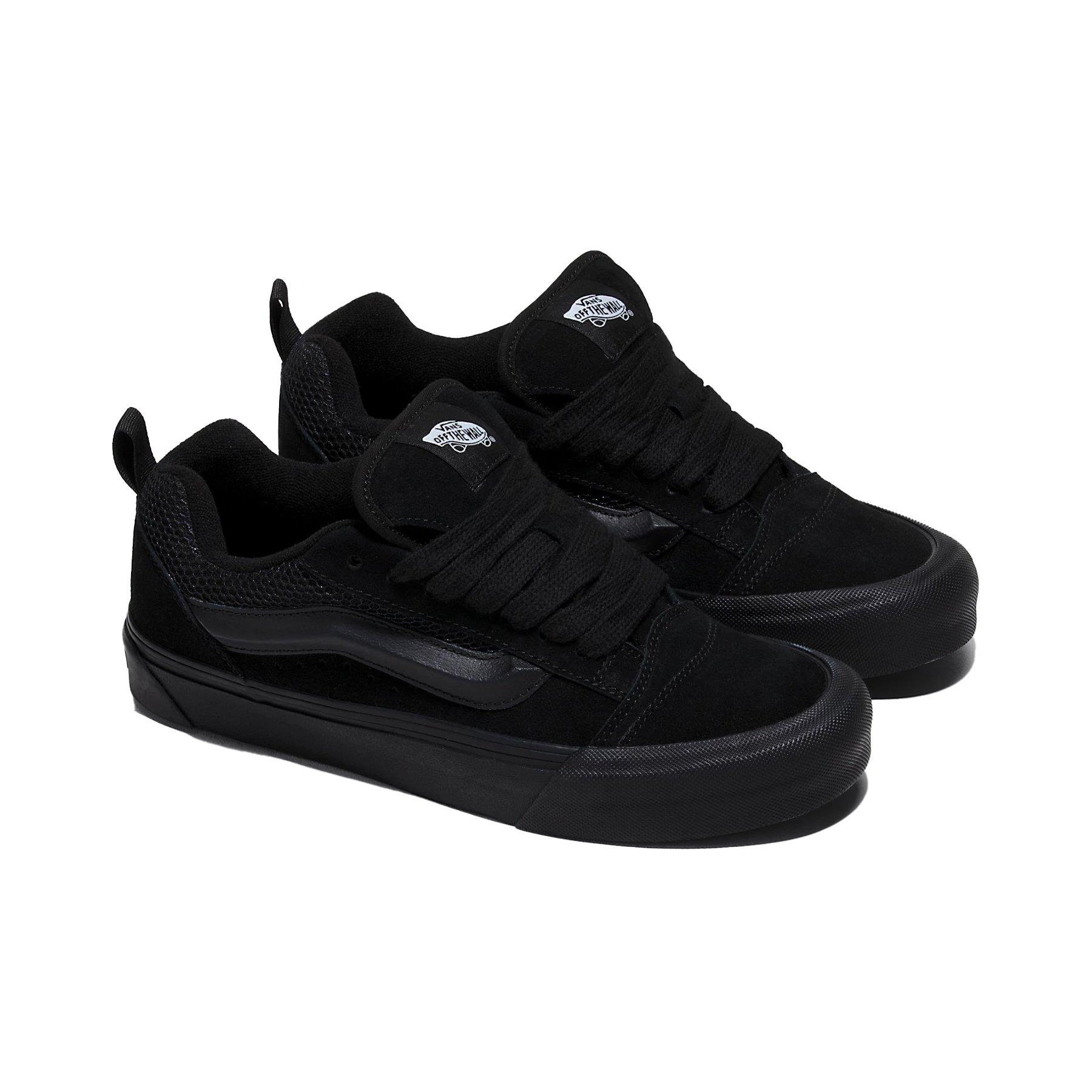 Vans Knu Skool "Black/Black" Unisex Shoe - BLACK Thumbnail View 3