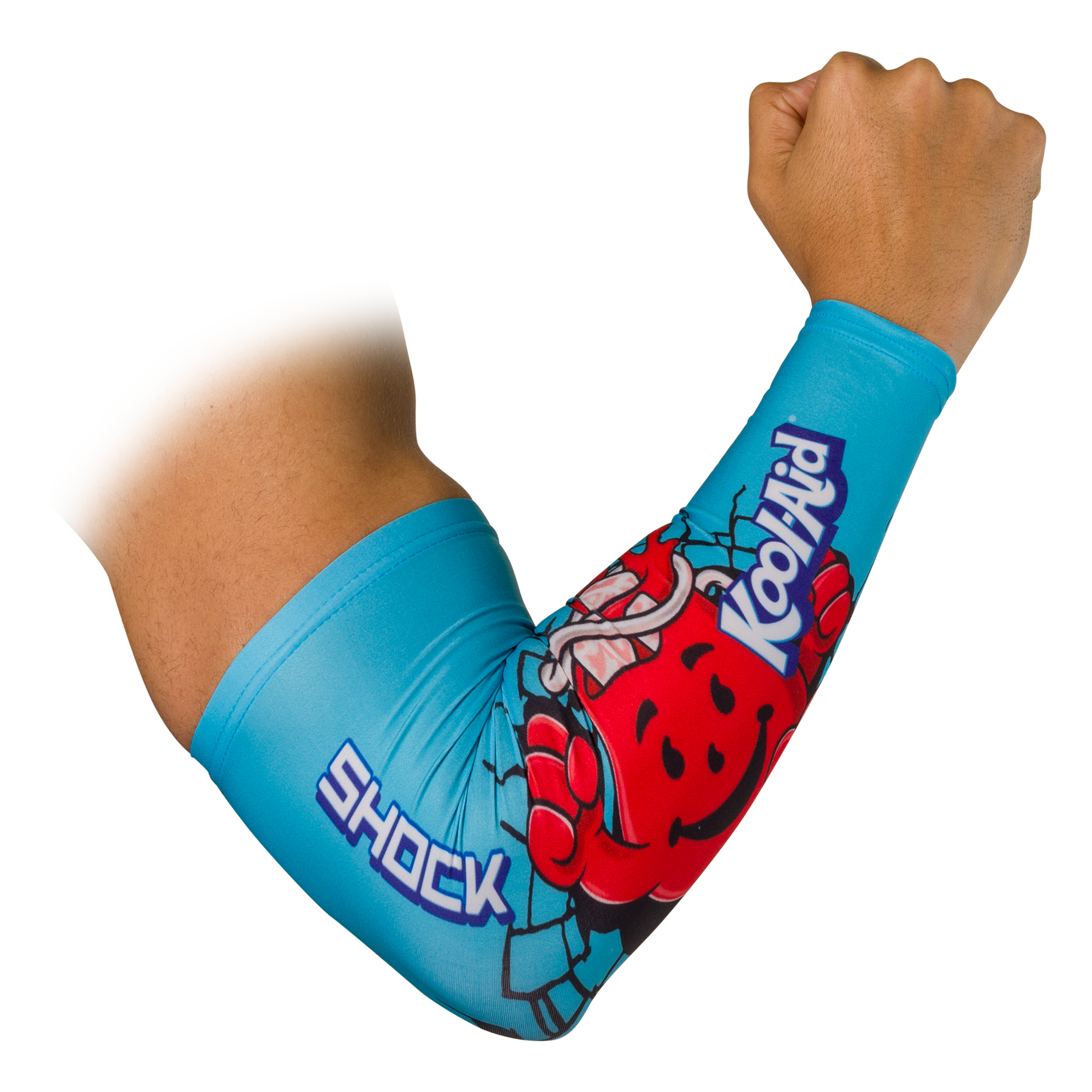 Shock Doctor Adult Showtime Kool Aid Tropical Punch Compression Arm Sleeve​ - BLUE/RED Thumbnail View 1