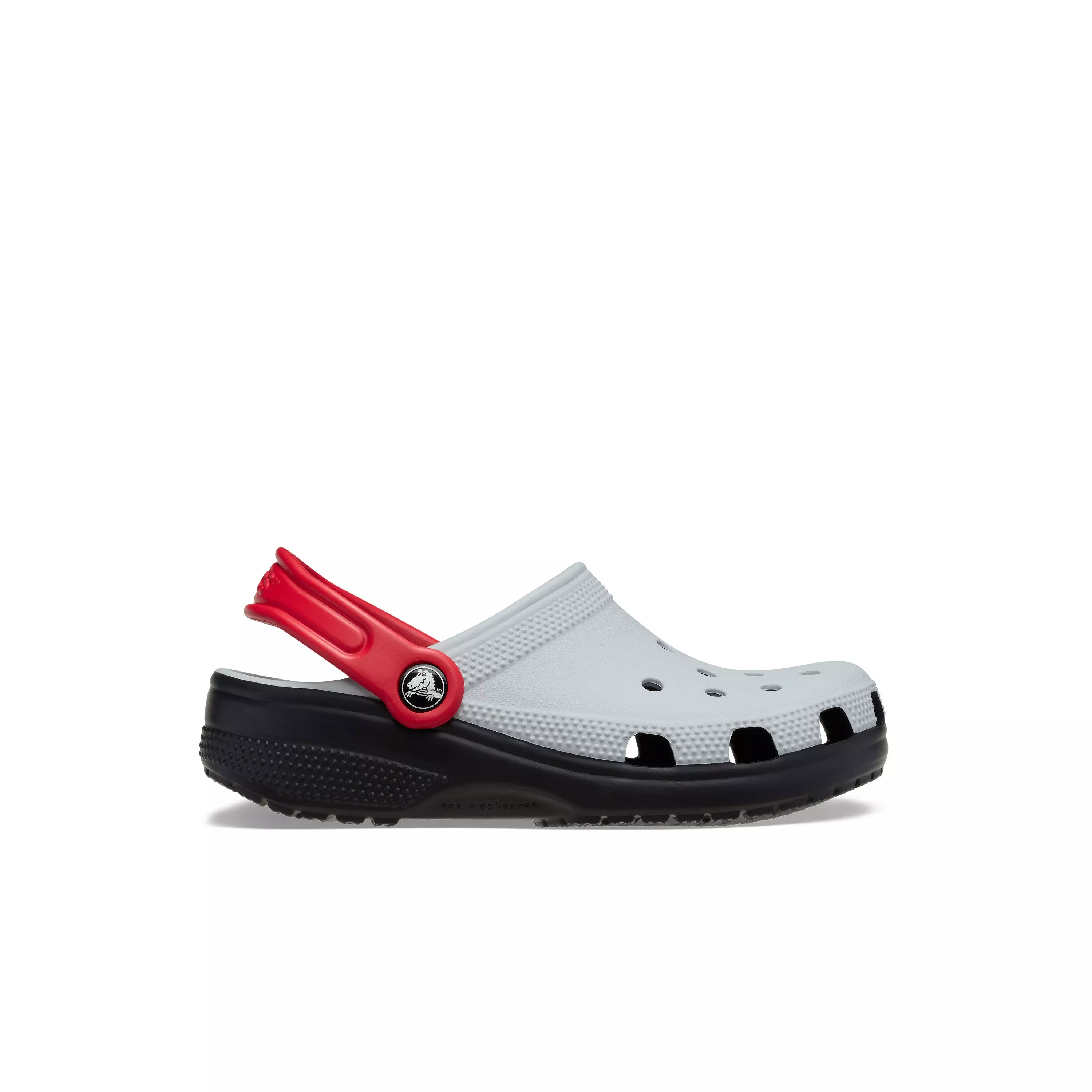 Crocs Classic Retro Sport Mirage "Grey/Black" Preschool Boys' Clog - GREY/BLACK
