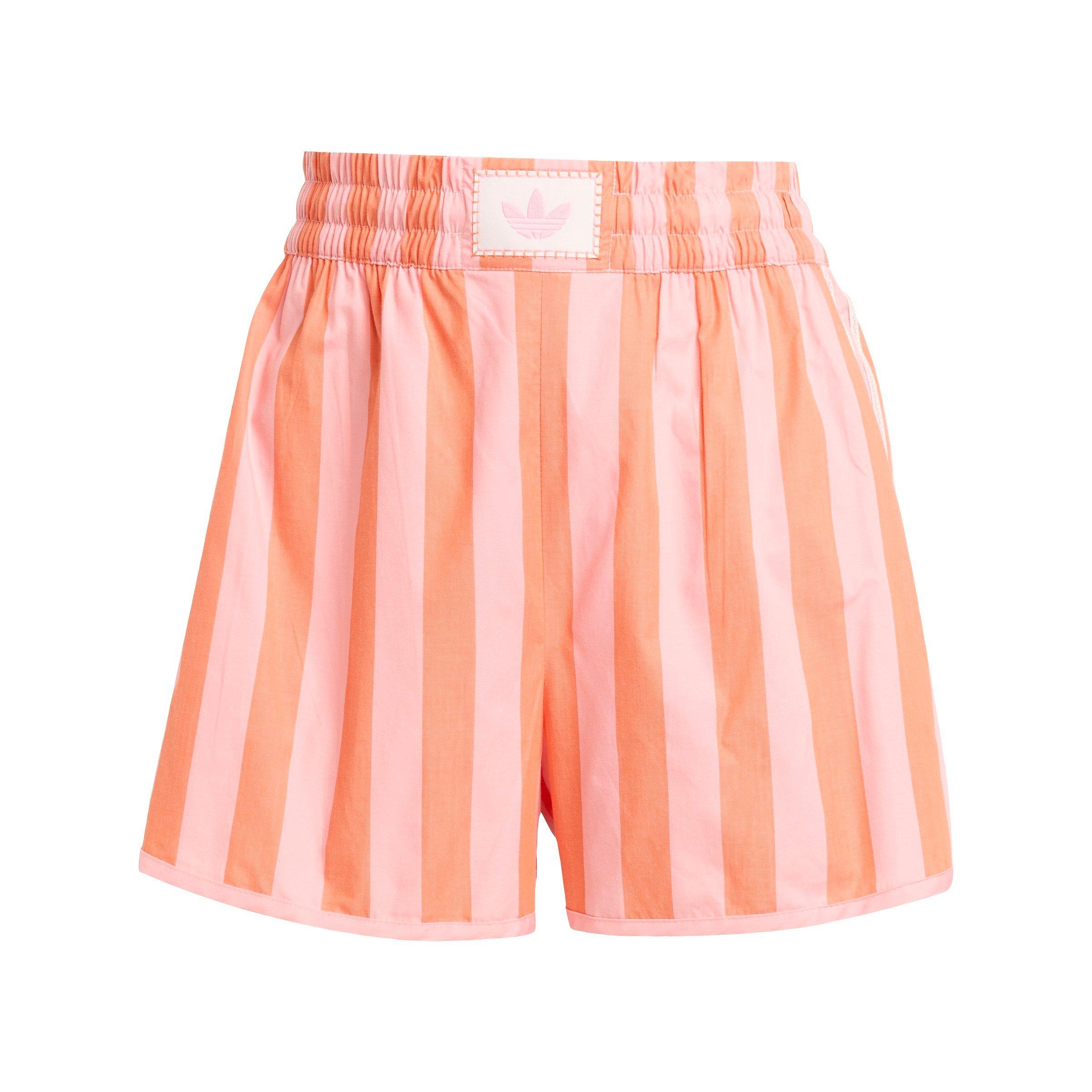 adidas Originals Women's Summer Glow Resort Shorts - PINK Thumbnail View 6