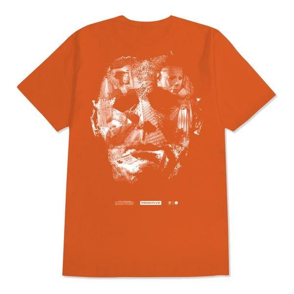 Primitive Men's Halloween Scenes Tee - ORANGE Thumbnail View 1