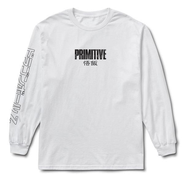 Primitive Men's DBZ Vengeance Longsleeve Tee - WHITE Thumbnail View 2