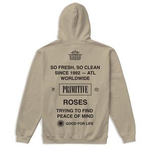 Primitive Men's Outkast Stripes Stankonia Hoodie - Tan