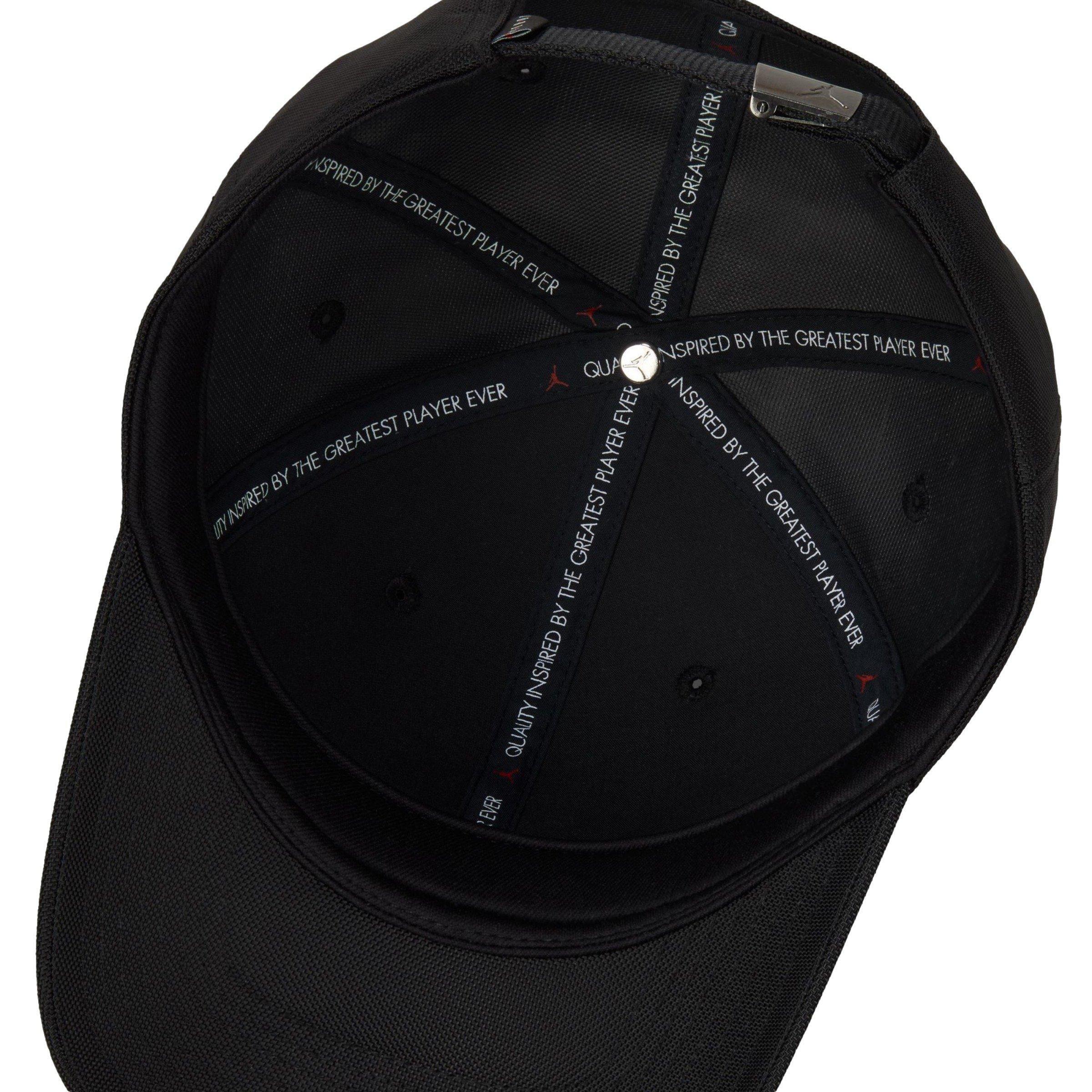 Jordan Rise Metal Jumpman Adjustable Hat-Black - BLACK Thumbnail View 3