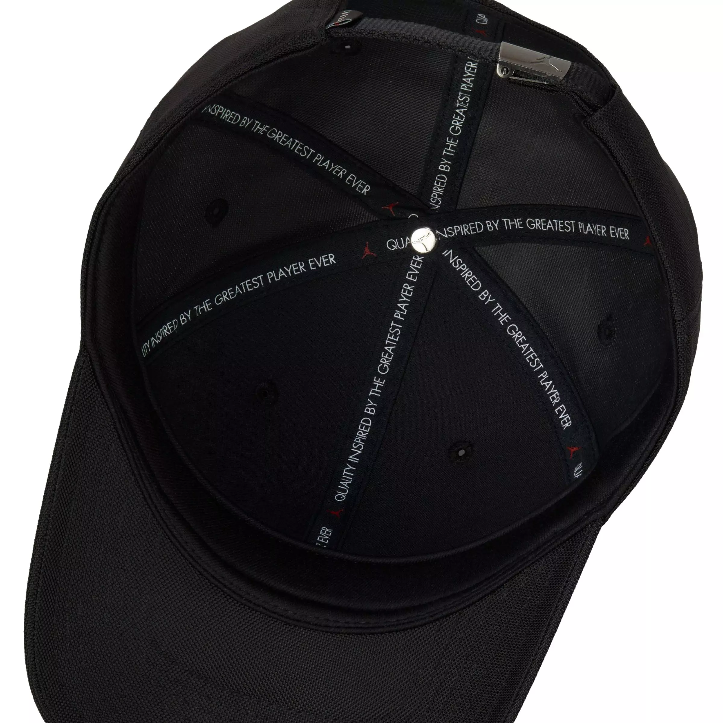Jordan Rise Metal Jumpman Adjustable Hat-Black - BLACK
