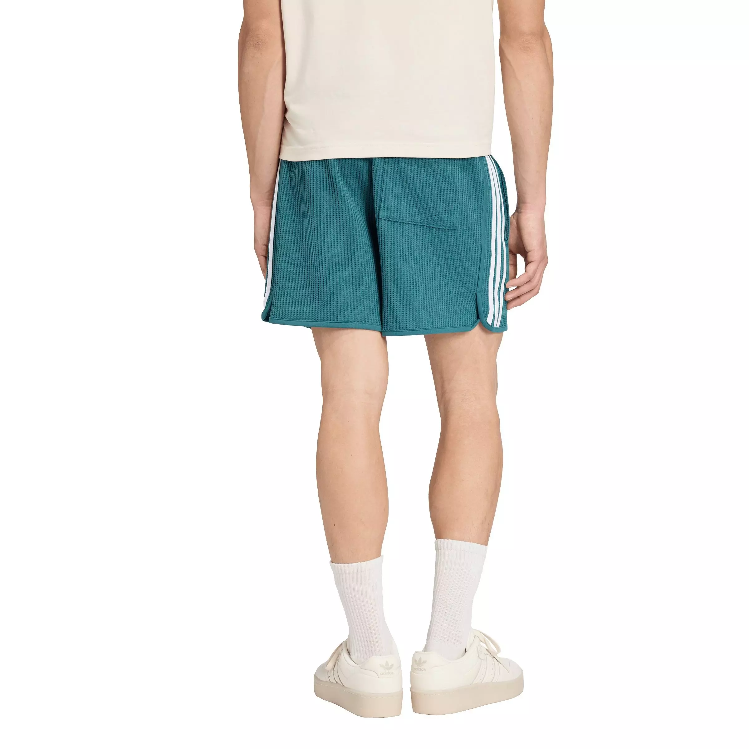 adidas Originals Men's Waffle Knit Sprinter Shorts - GREEN