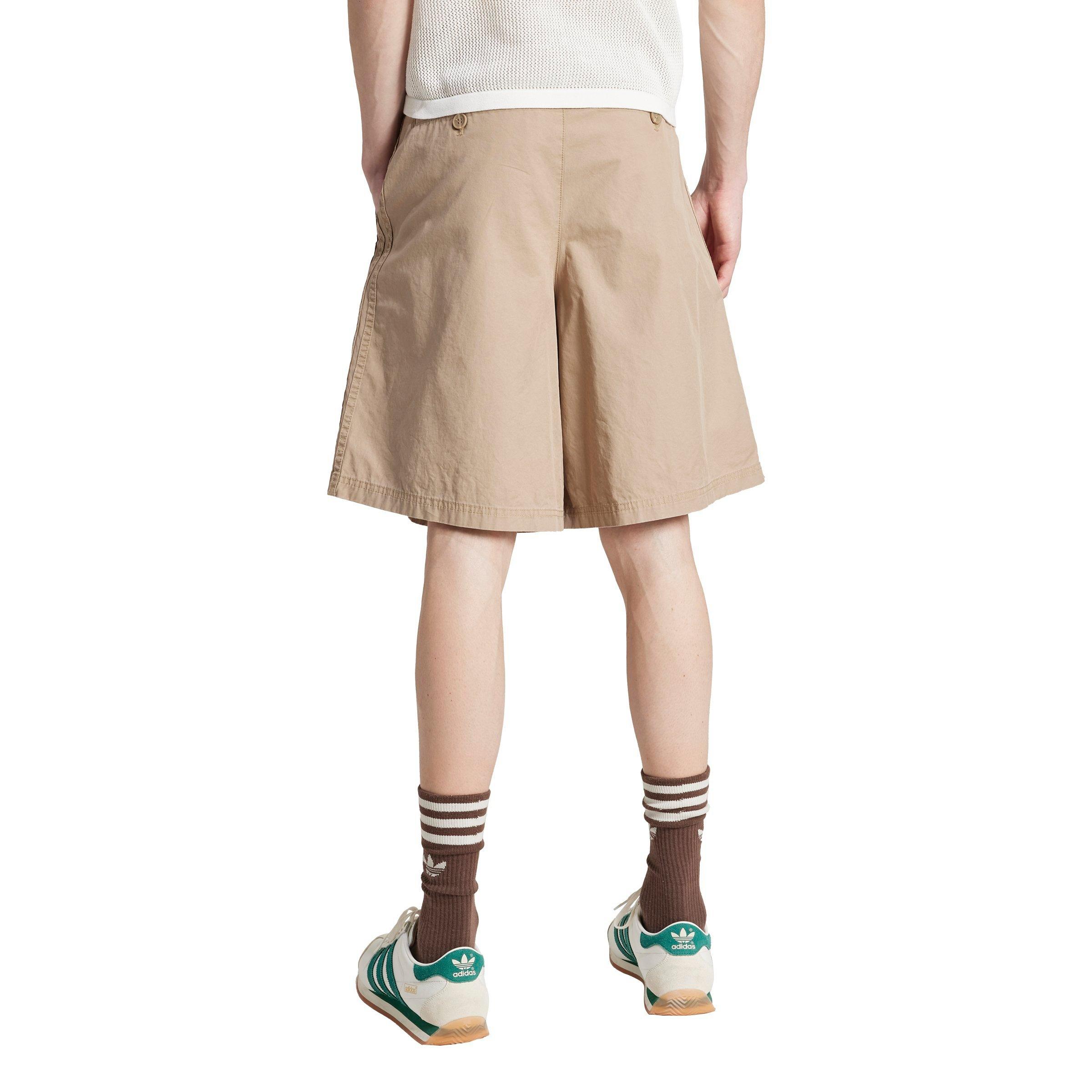 adidas Originals Men's Wide Leg Bermuda Shorts - KHAKI Thumbnail View 2