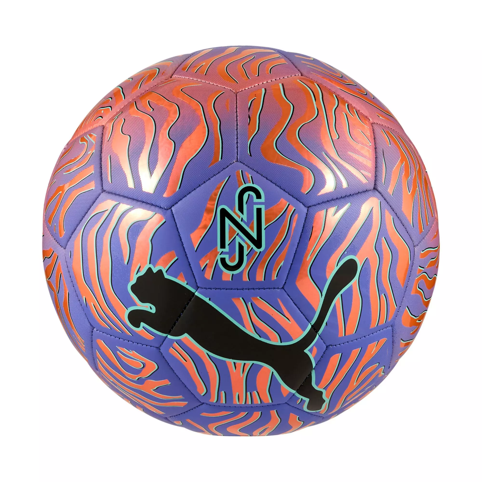 PUMA Neymar Jr Graphic Soccer Ball - Orange/Purple - ORANGE/PURPLE