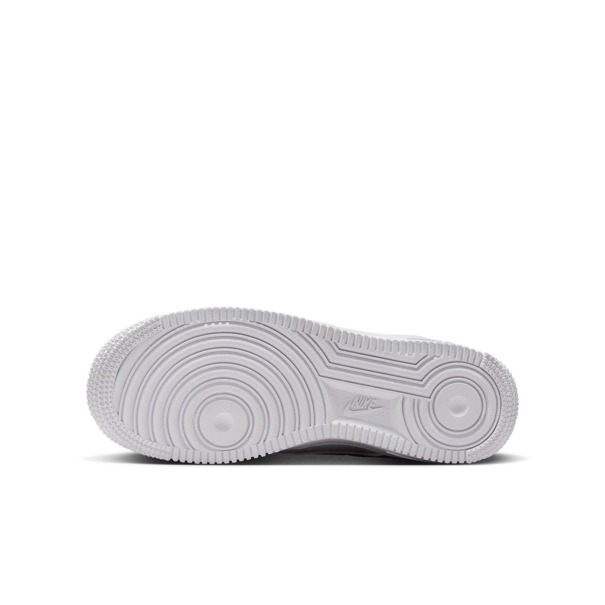 Nike Air Force 1 Grade School Boys' "White/University Red" Shoe