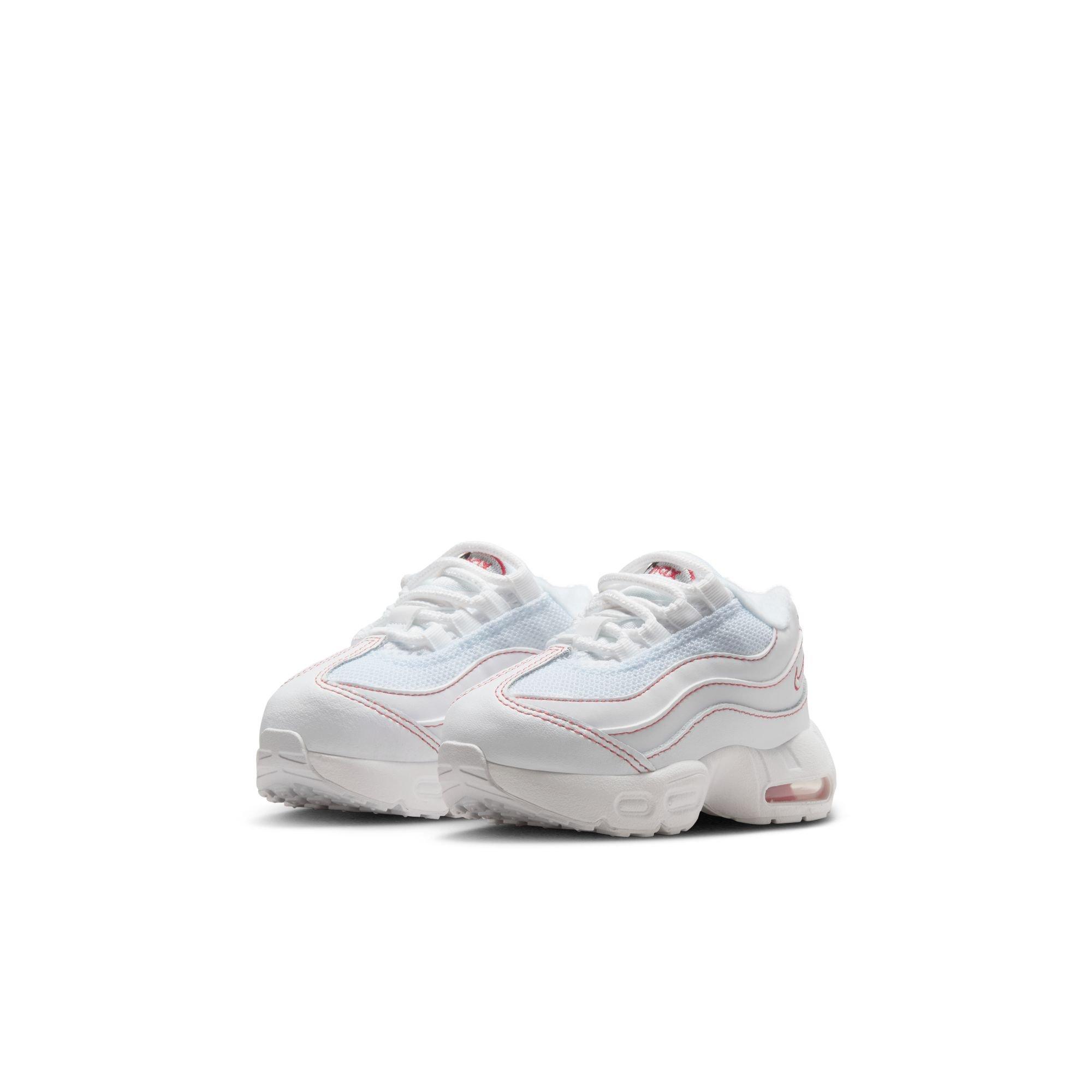 Nike Air Max 95 Recraft Toddler Boys' "White/University Red/Wolf Grey" Shoe