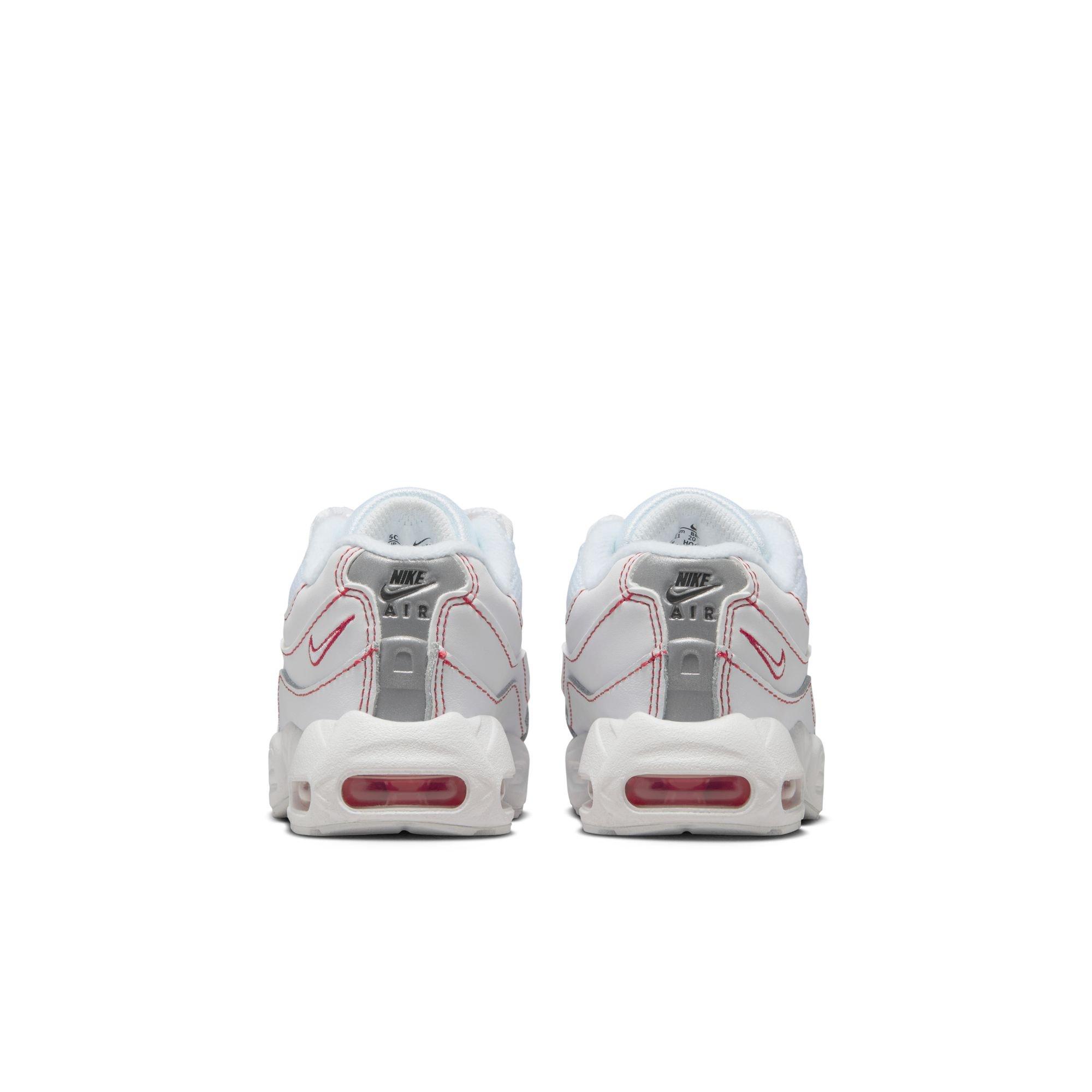 Nike Air Max 95 Recraft Toddler Boys' "White/University Red/Wolf Grey" Shoe