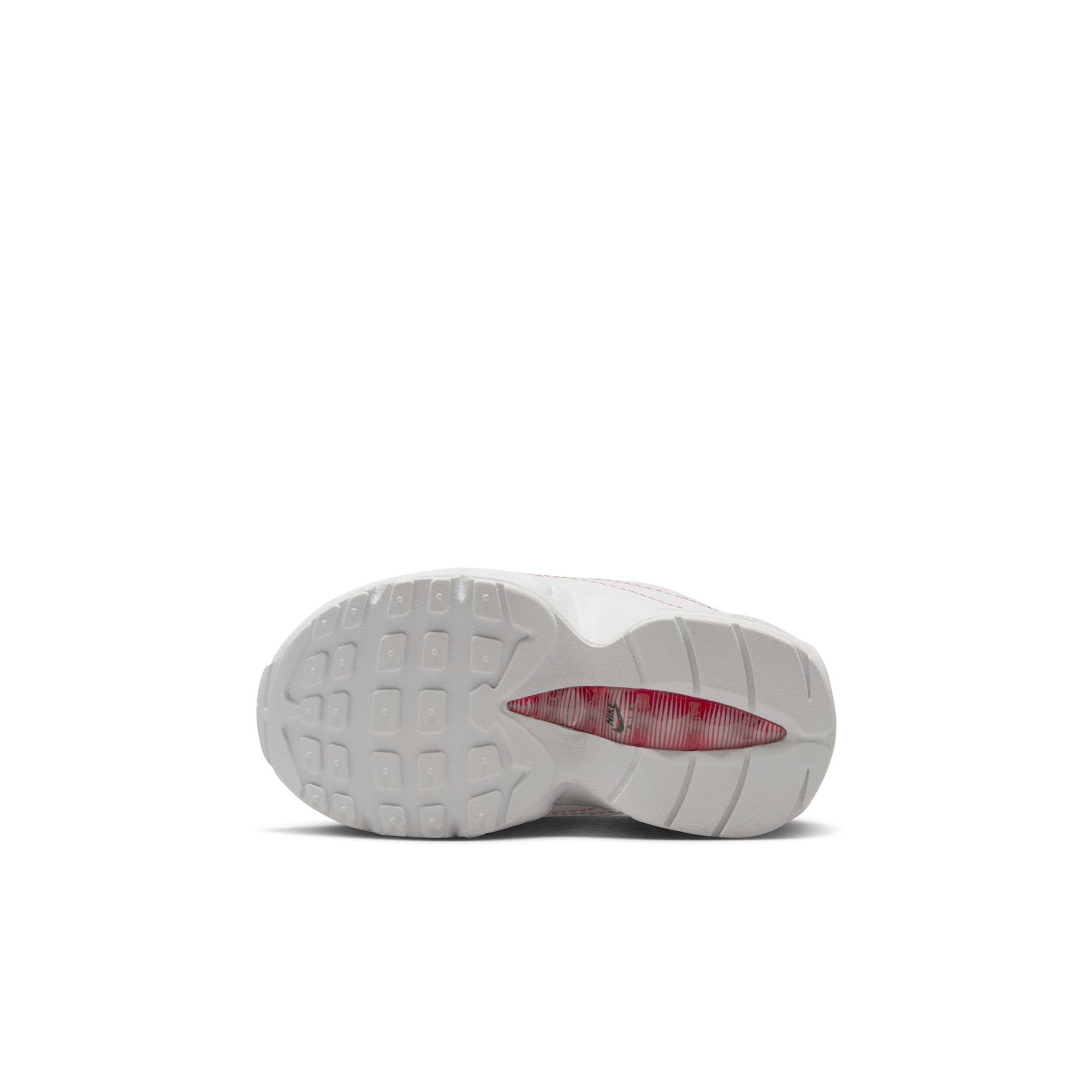 Nike Air Max 95 Recraft Toddler Boys' "White/University Red/Wolf Grey" Shoe