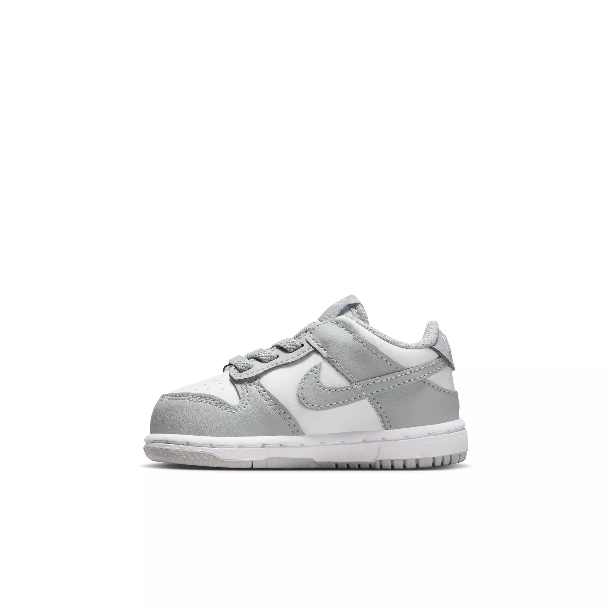 Nike Dunk Low "White/Lt Smoke Grey" Toddler Boys' Shoe - GREY/WHITE