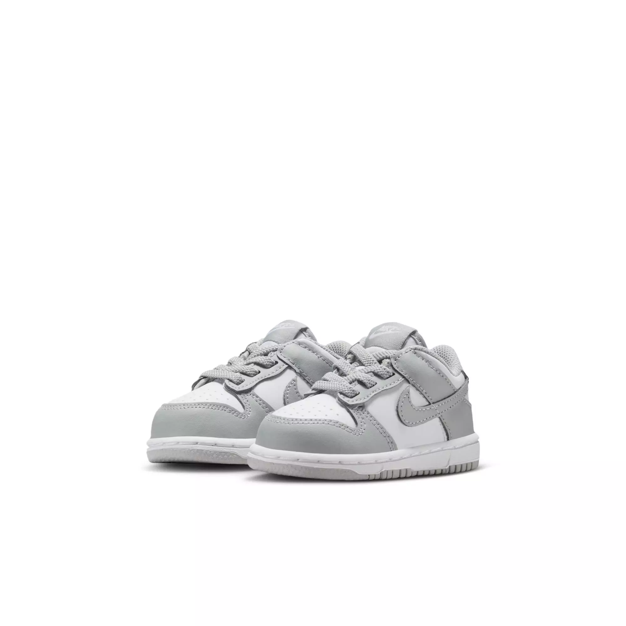 Nike Dunk Low "White/Lt Smoke Grey" Toddler Boys' Shoe - GREY/WHITE
