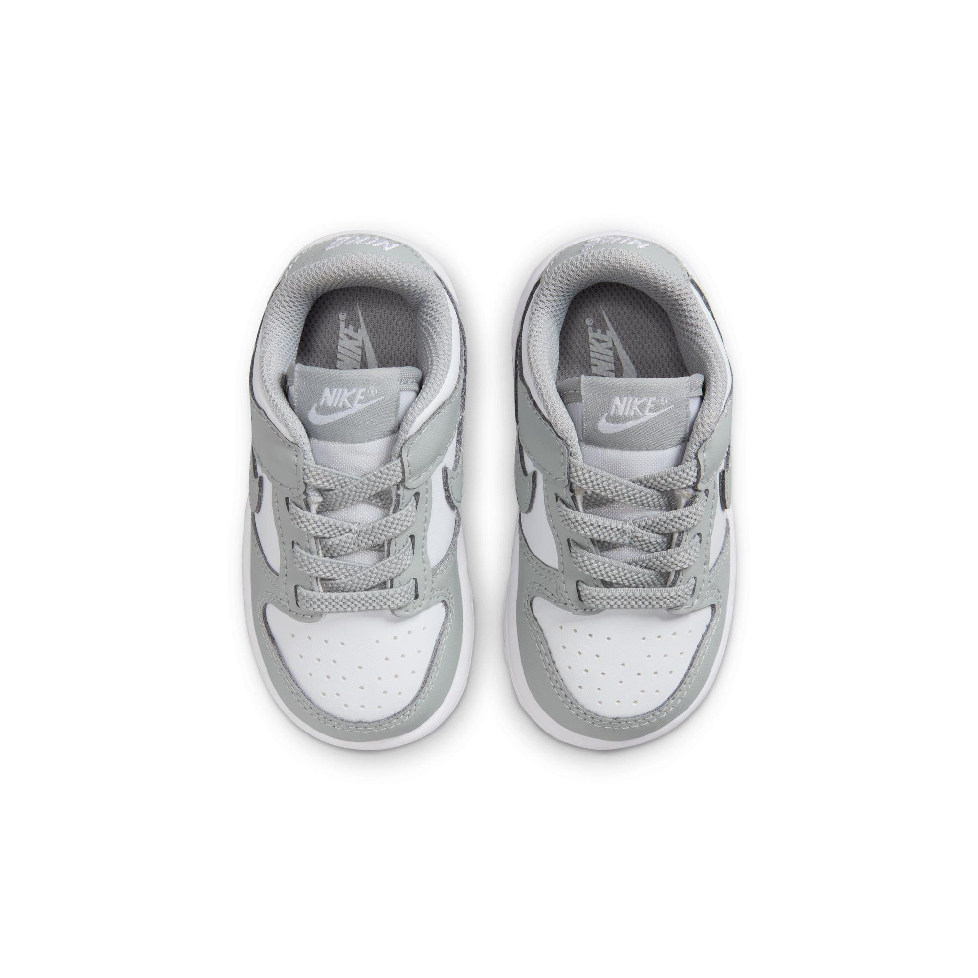Nike Dunk Low Toddler Boys' "White/Lt Smoke Grey" Shoe